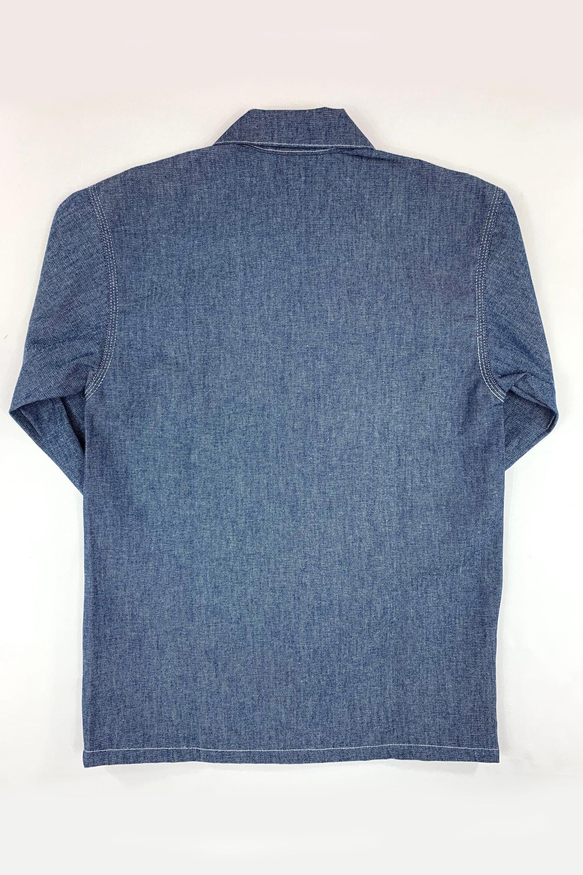 Shop Jacket - Medium Blue Denim