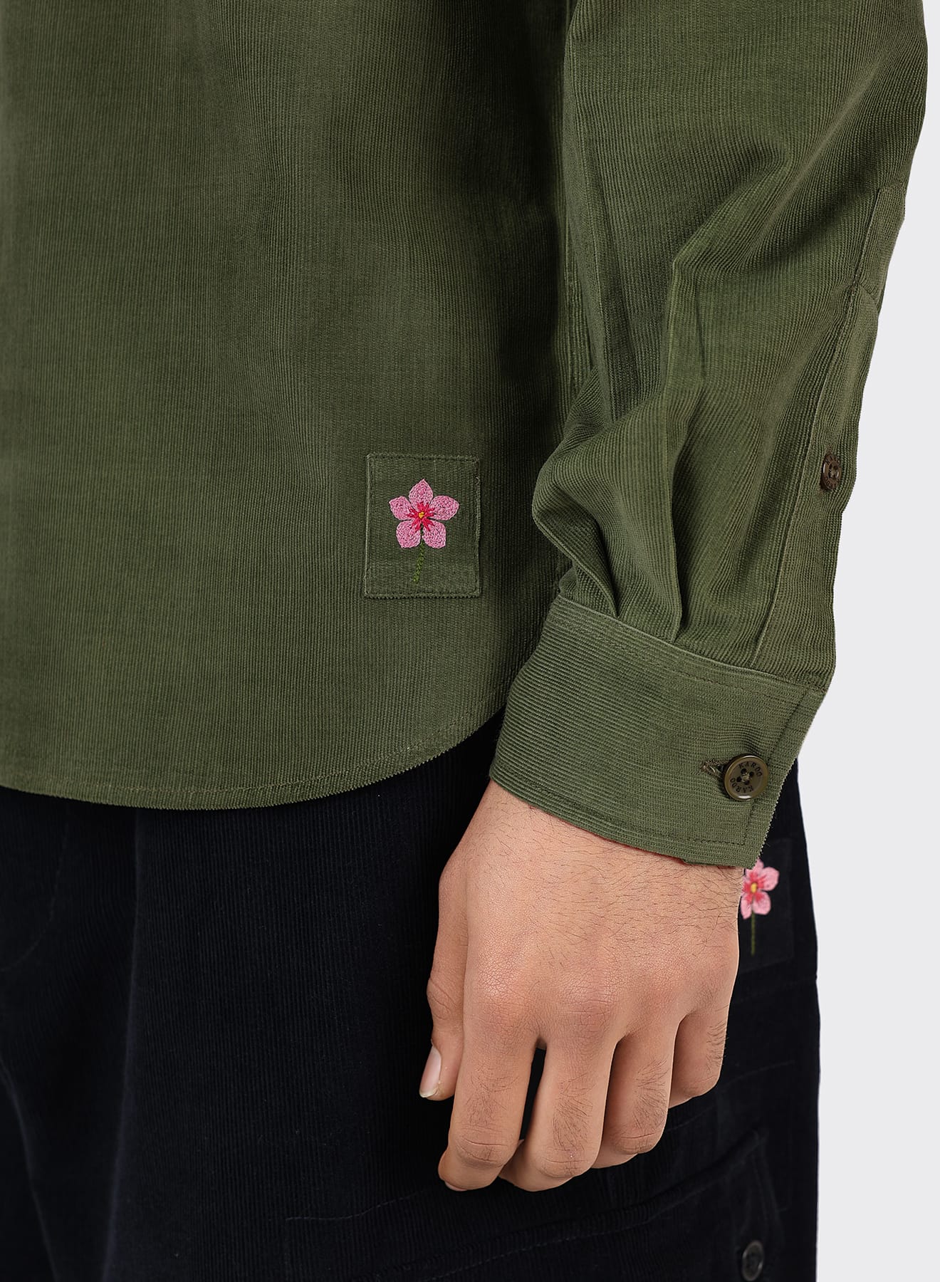 Luis Shirt - Green Cord