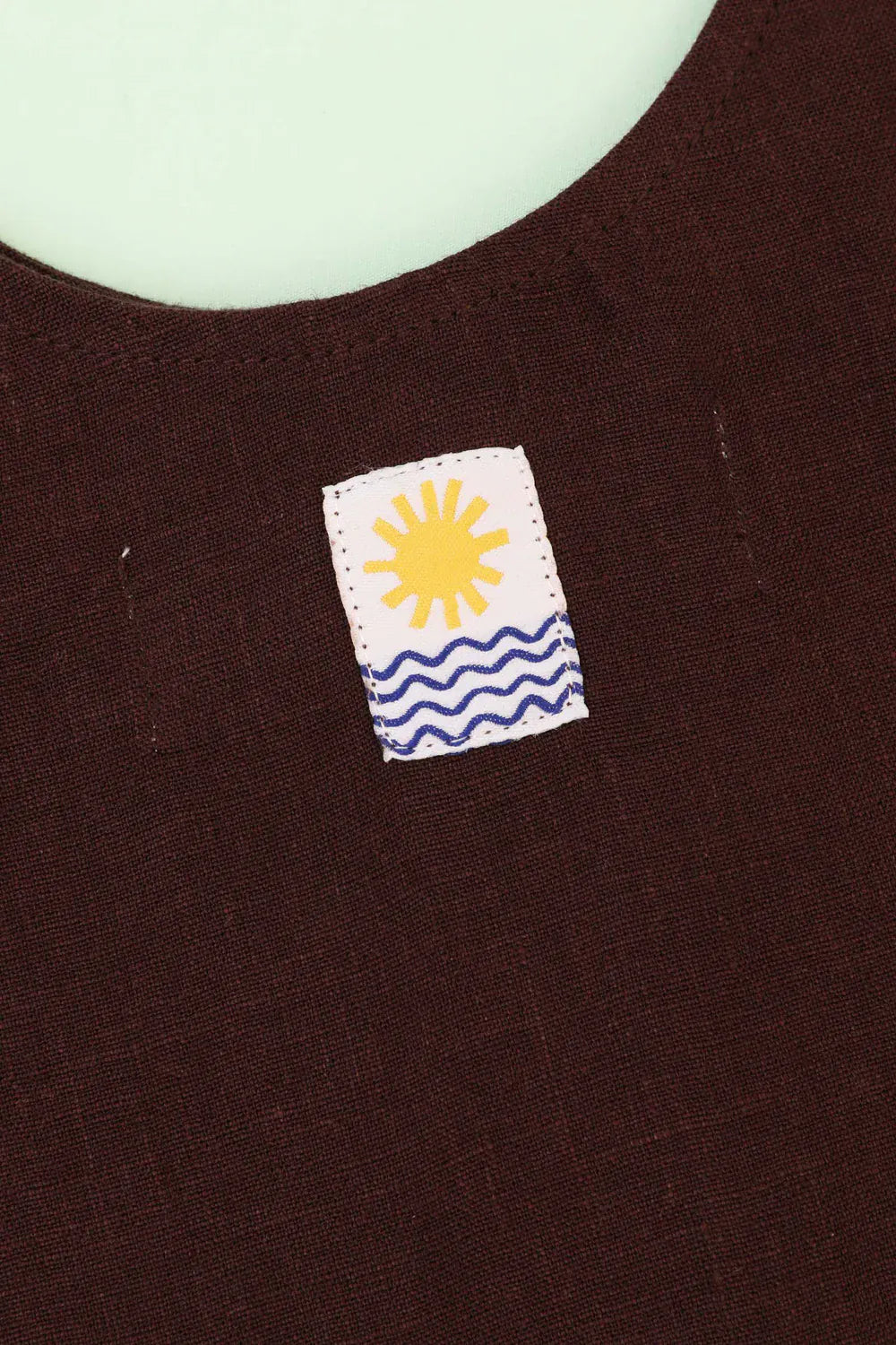 Basic Button Front Tank - Chocolate