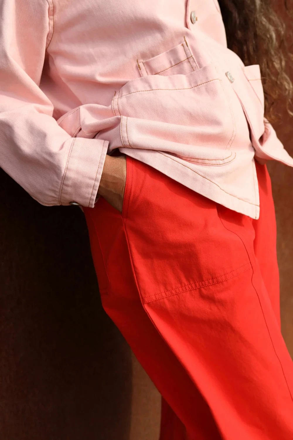 Kaleb Trouser - Tomato