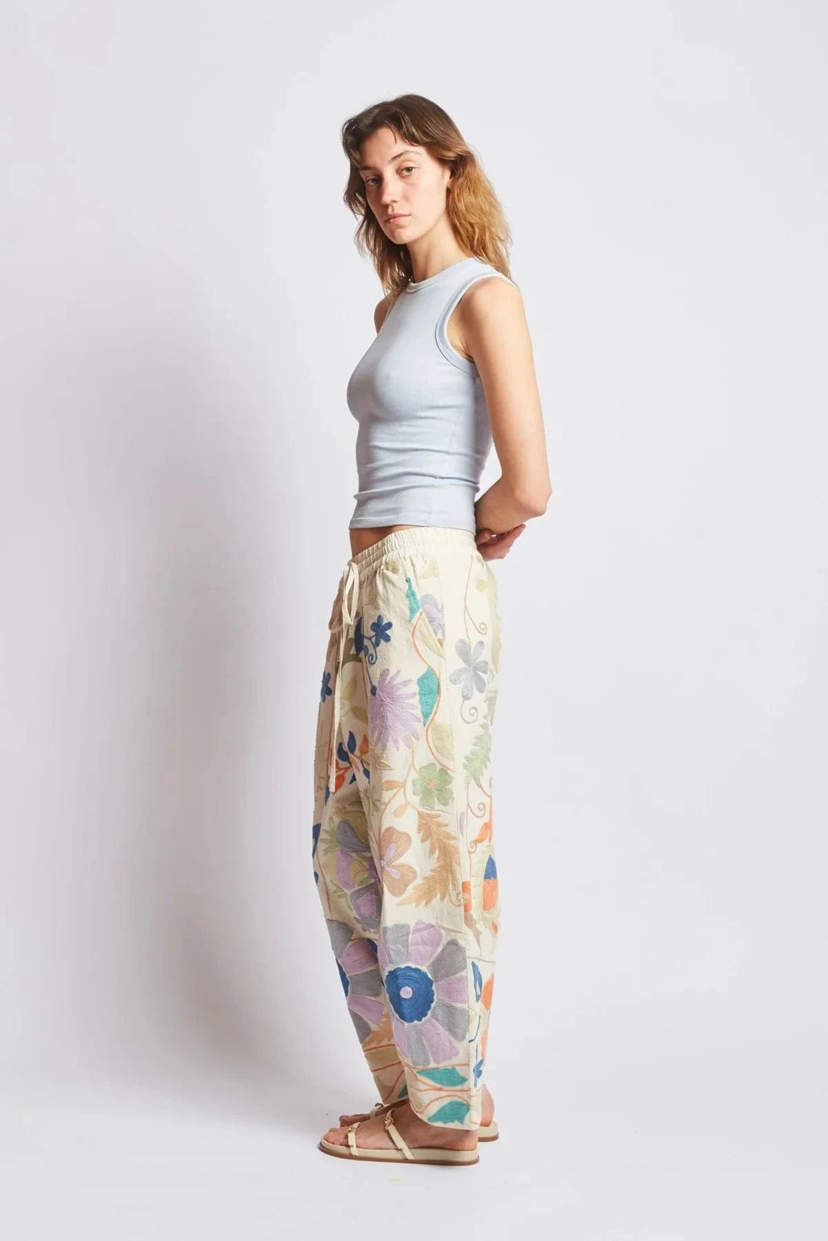 Market Pant - Garden Mosaic