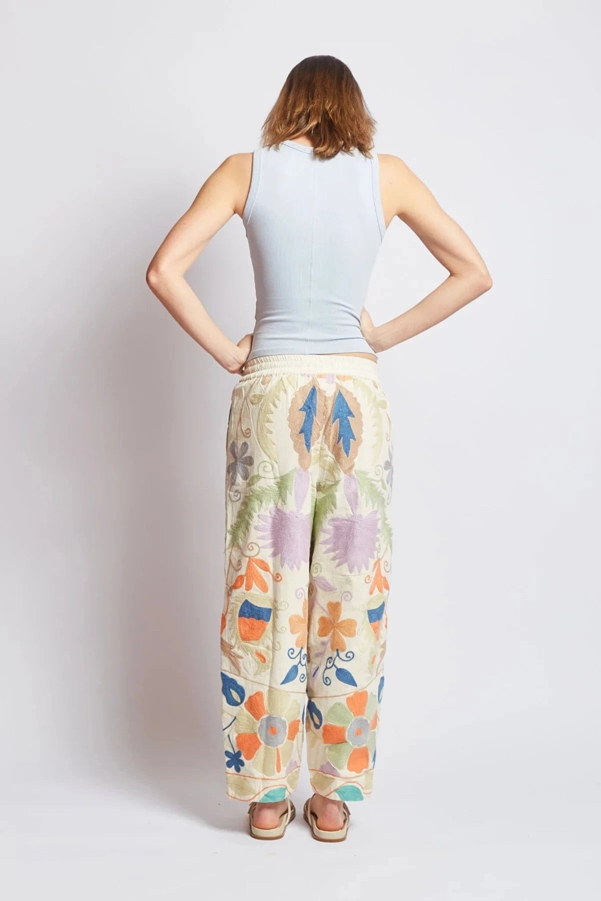 Market Pant - Garden Mosaic