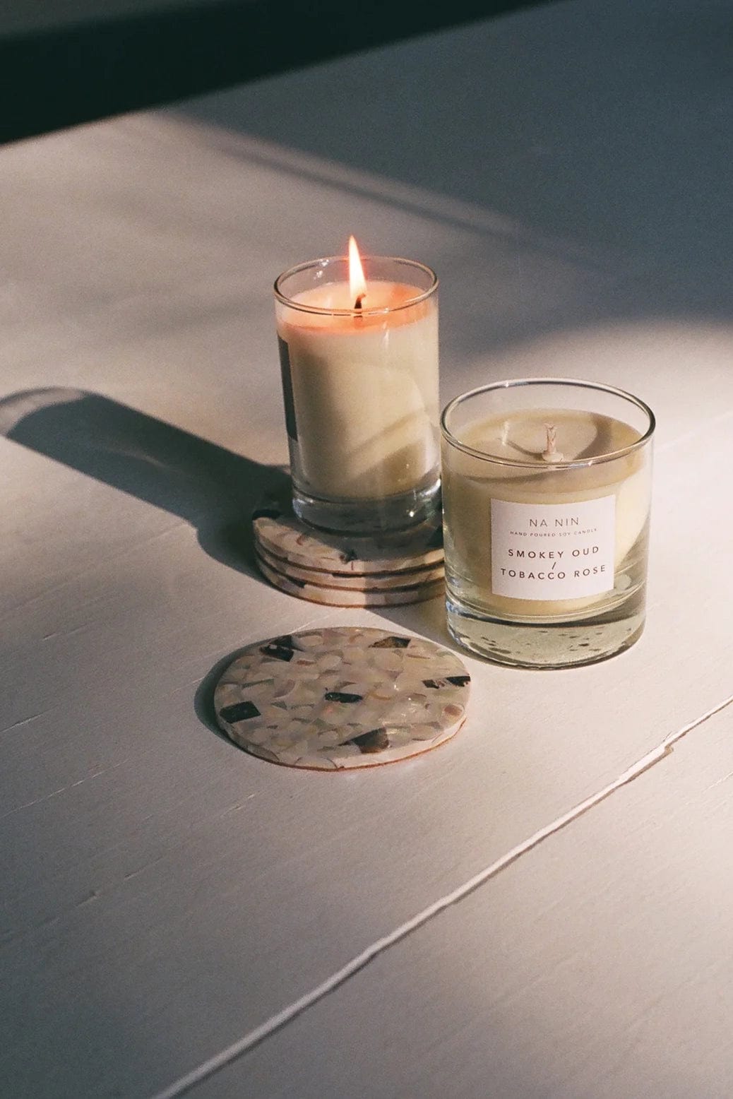 Smokey Oud & Tobacco Rose Candle