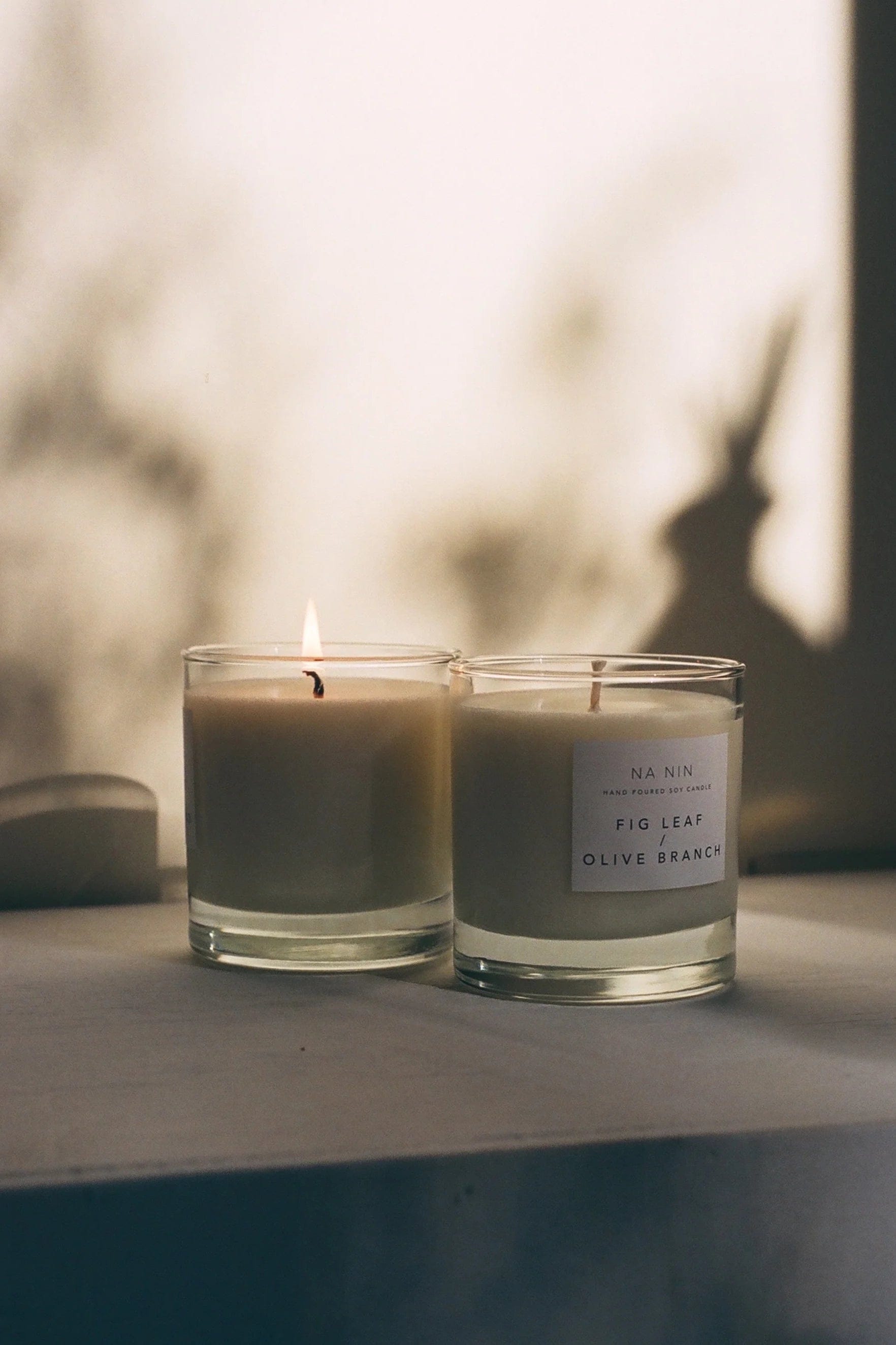 Fig Leaf & Olive Branch Candle