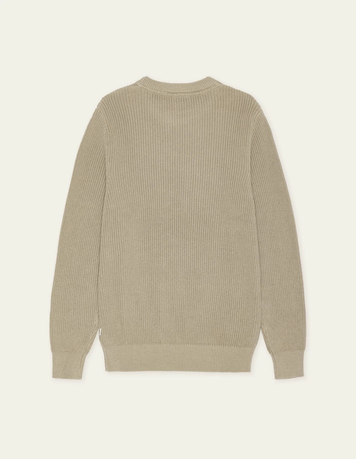 Rib Crewneck Knit - Dark Sand