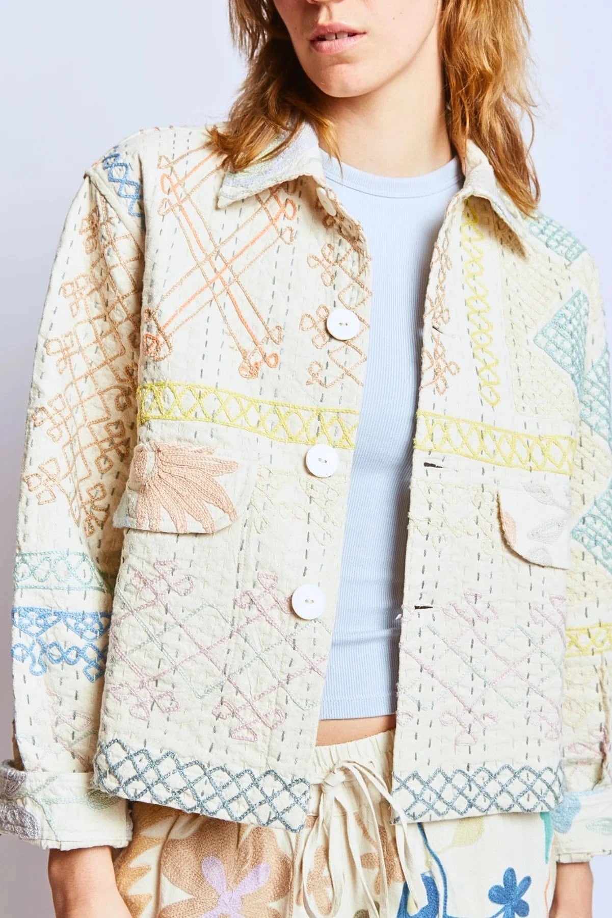Astrid Jacket - Garden Mosaic