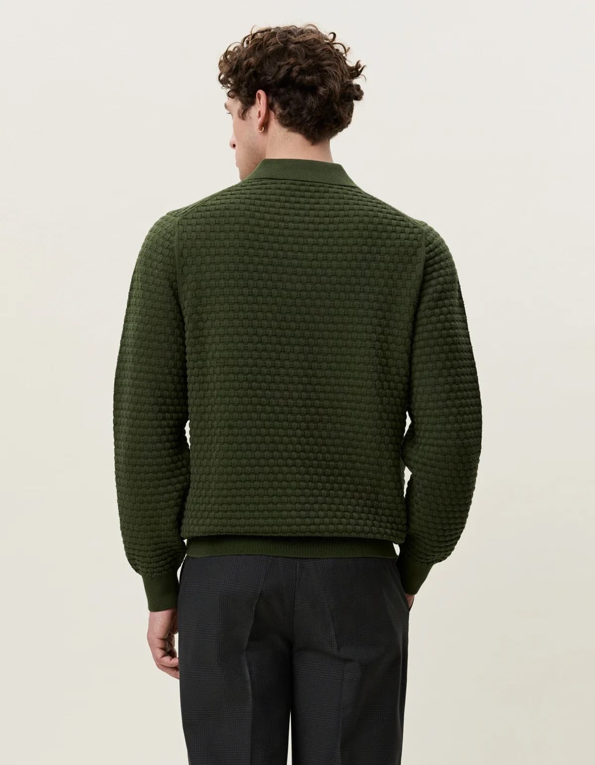 Check Structure Polo - Green