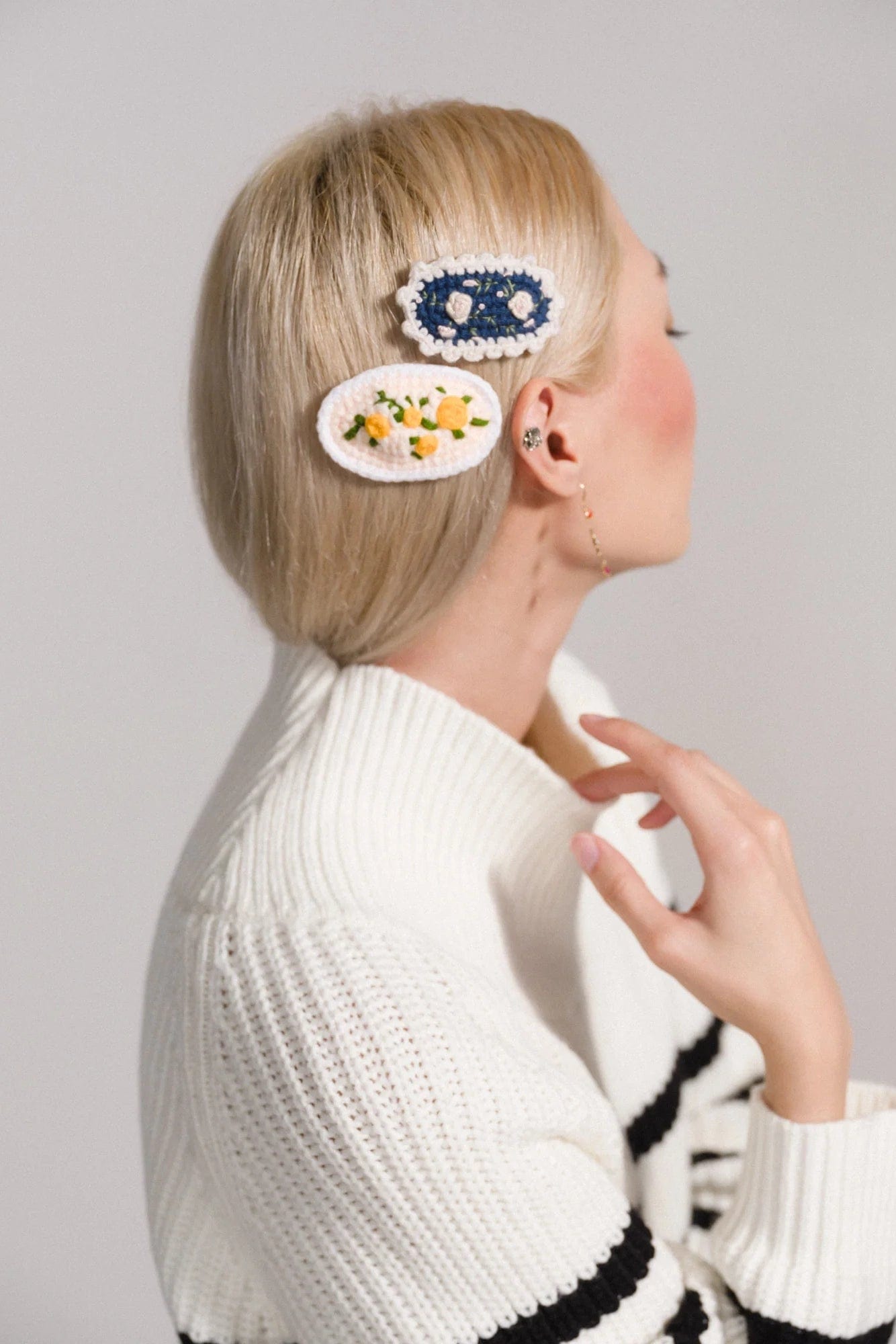 Polly Crochet Hair Clip