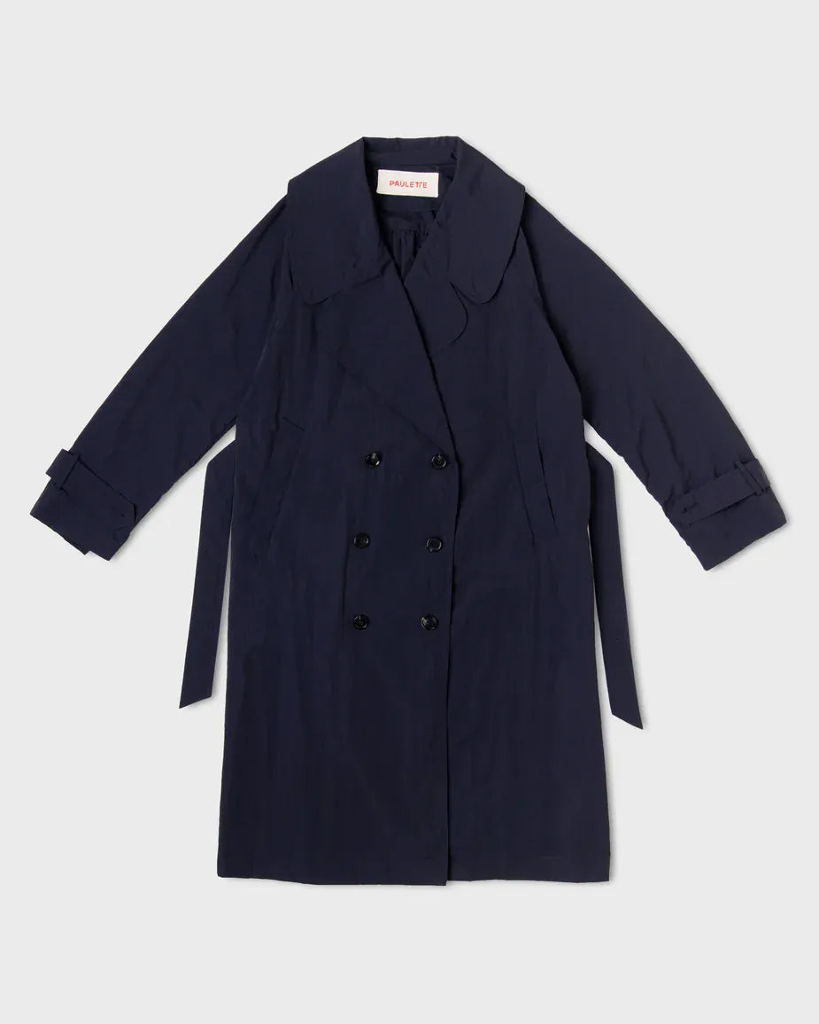 Louise Trench Coat - Navy