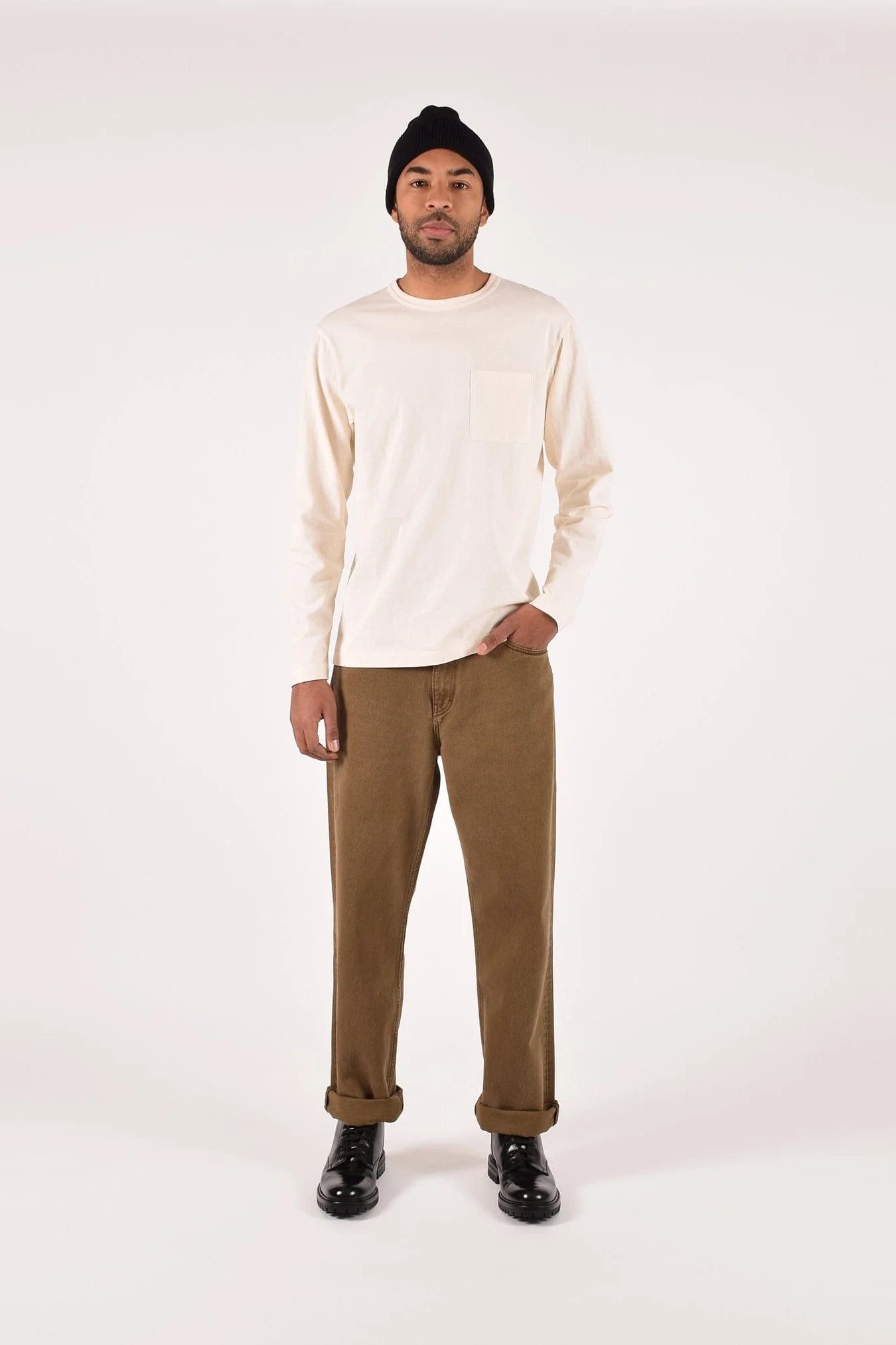 Long Sleeve Tee - Natural