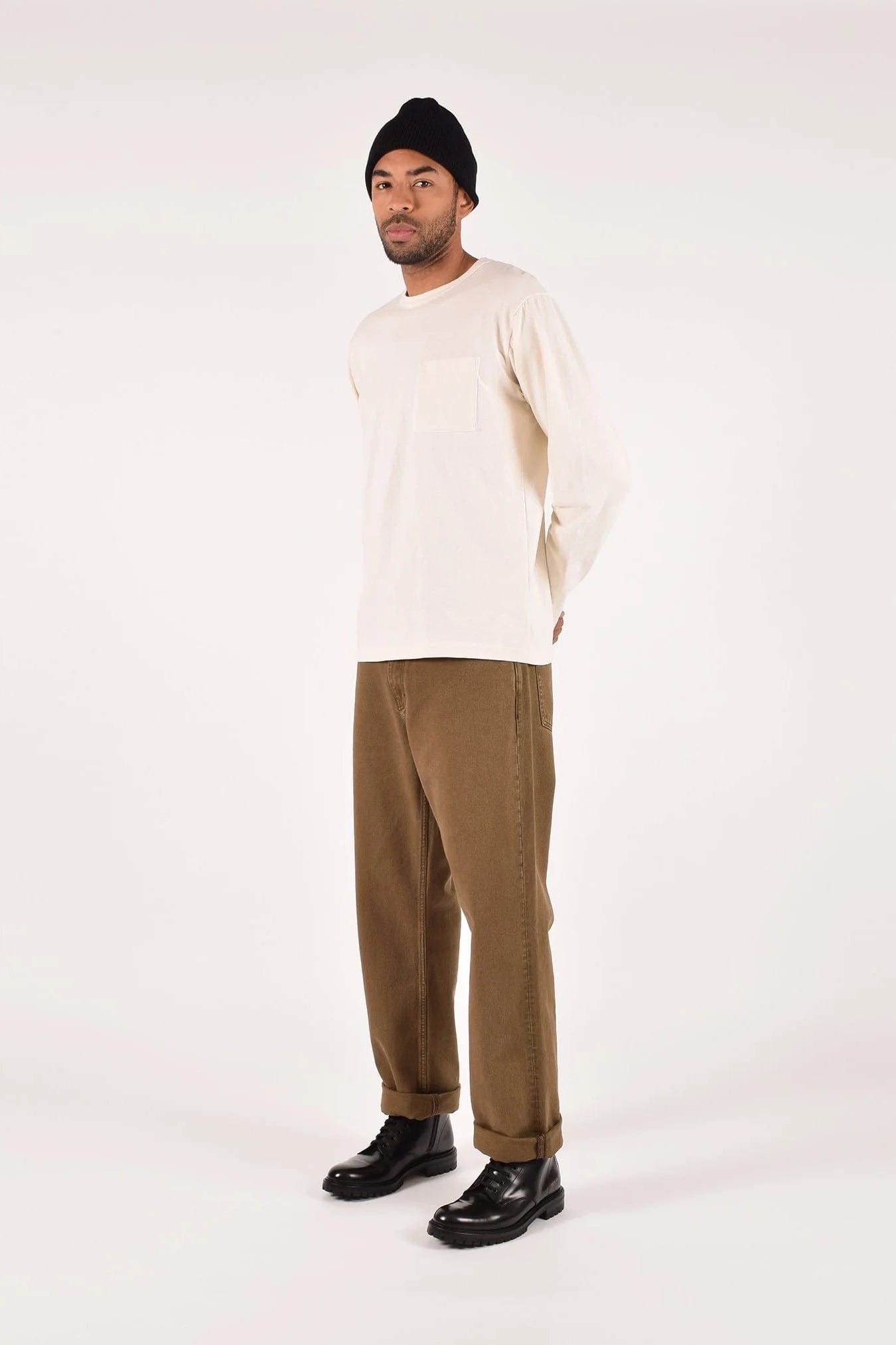 Long Sleeve Tee - Natural