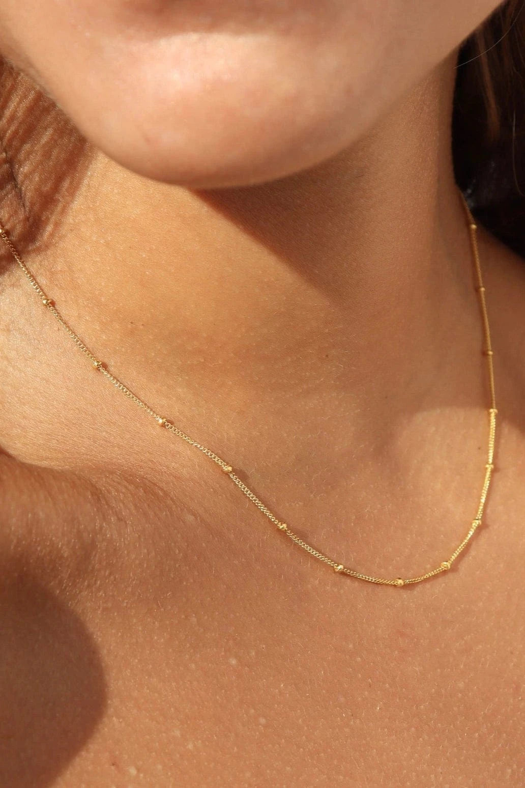 Polka Dot Chain - Sterling Silver