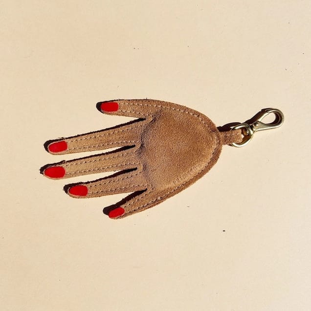 Keychain - Tan Hand