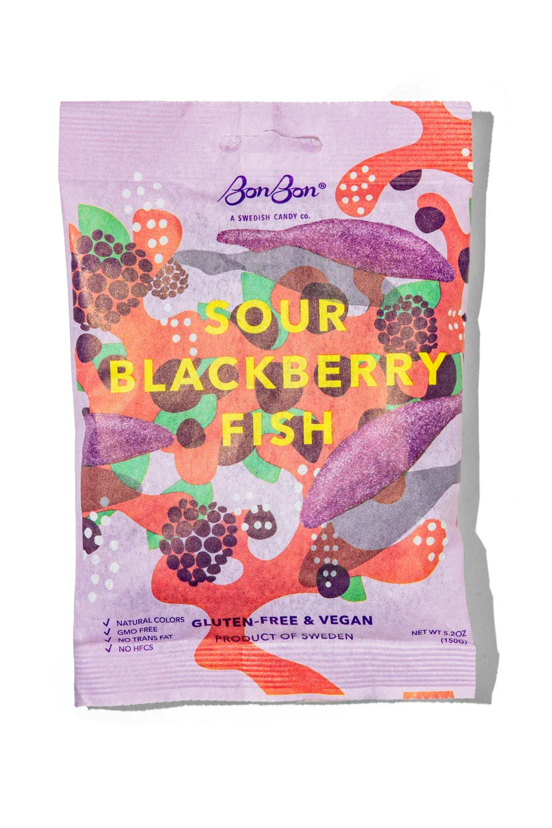 Sour Blackberry Fish - Swedish Candy 5.2oz (150g)