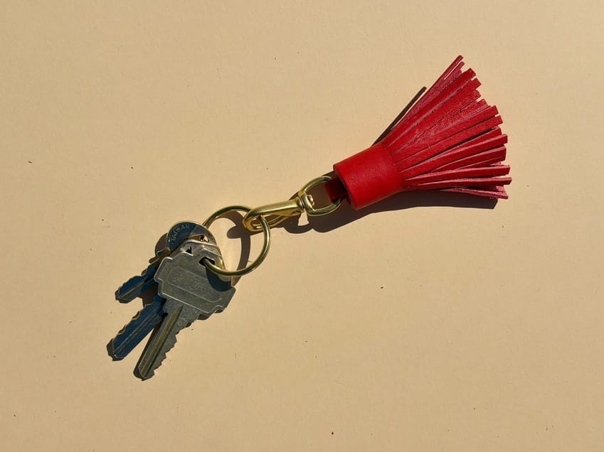 Tassel - Tomato Leather