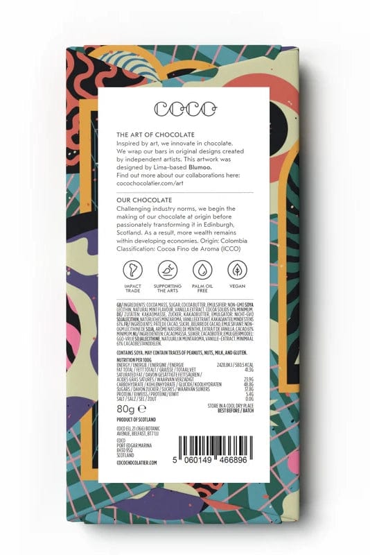 Sweet Mint 80G Dark Chocolate Bar