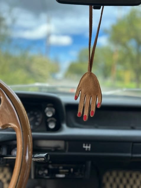 Bag Charm - Tan Hand