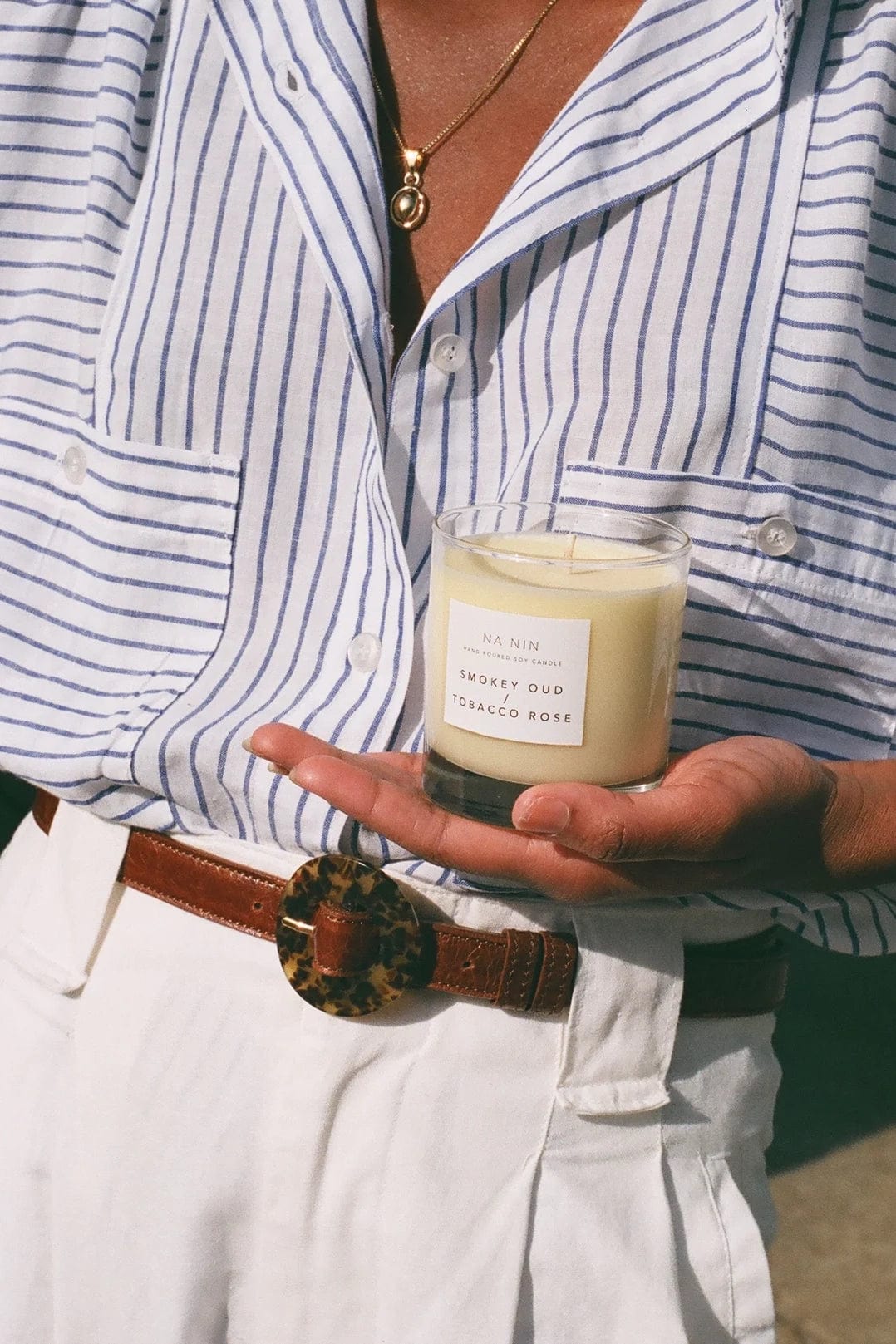 Smokey Oud & Tobacco Rose Candle