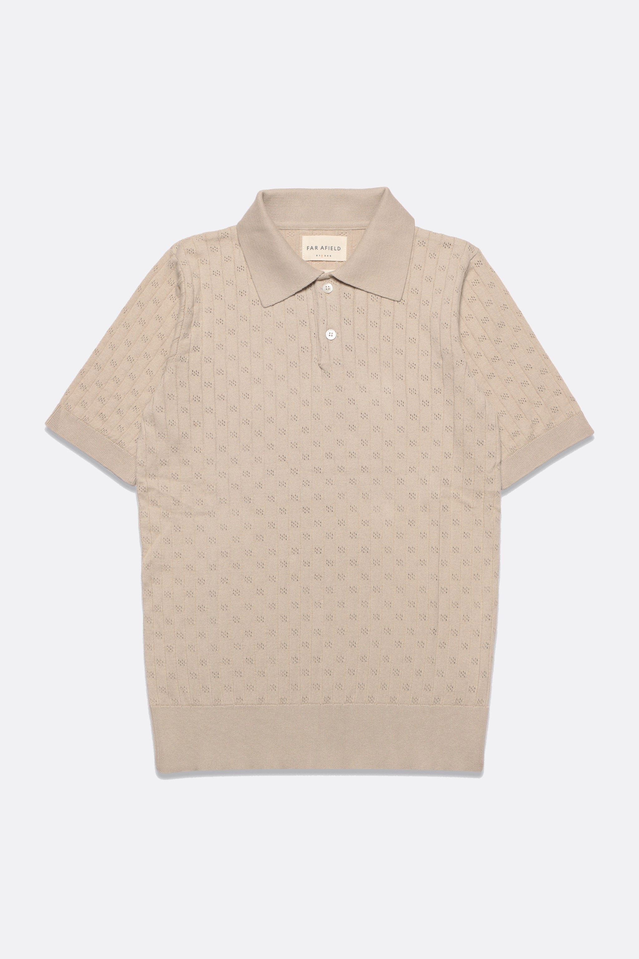 Jacobs Lace Polo - Peyote Sand