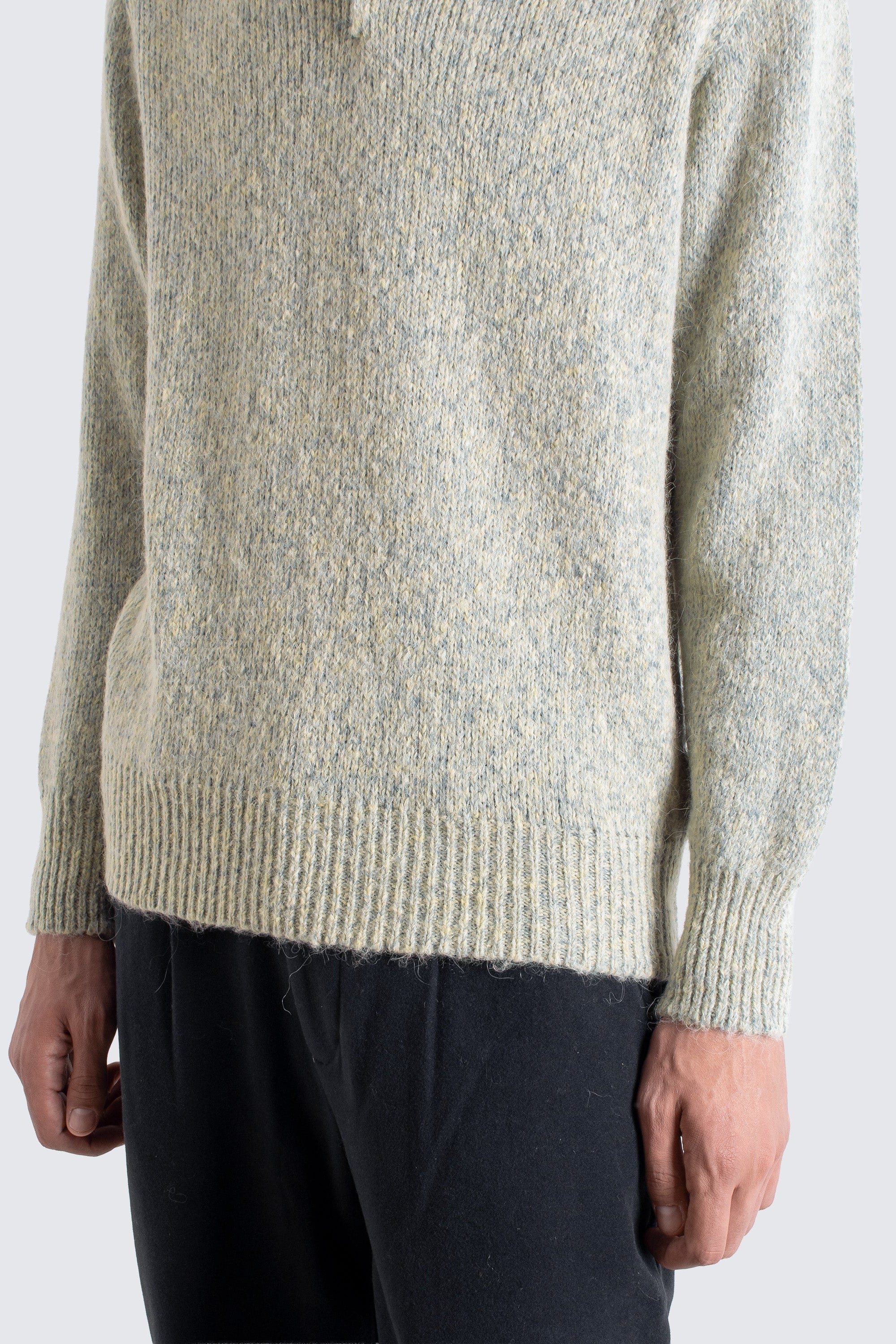 Kier Knit Polo - Stone Fleck
