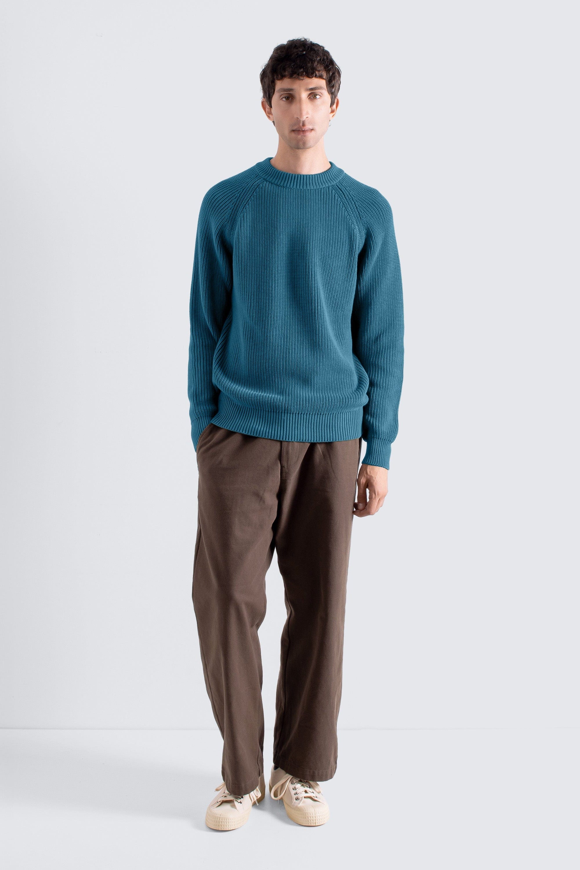 Herbert Raglan Sweater - Blue