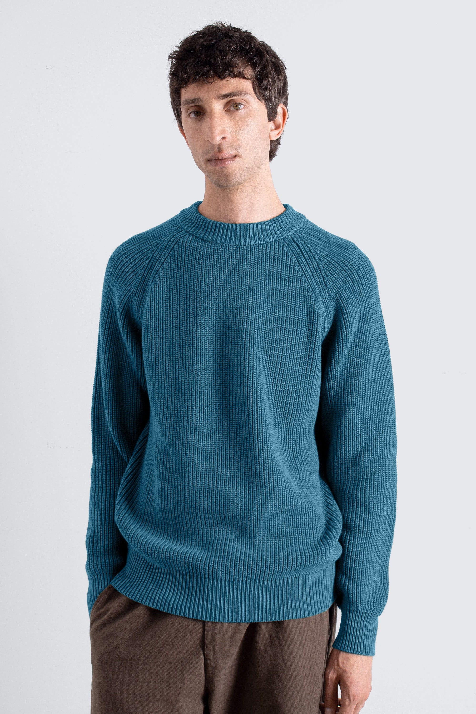 Herbert Raglan Sweater - Blue