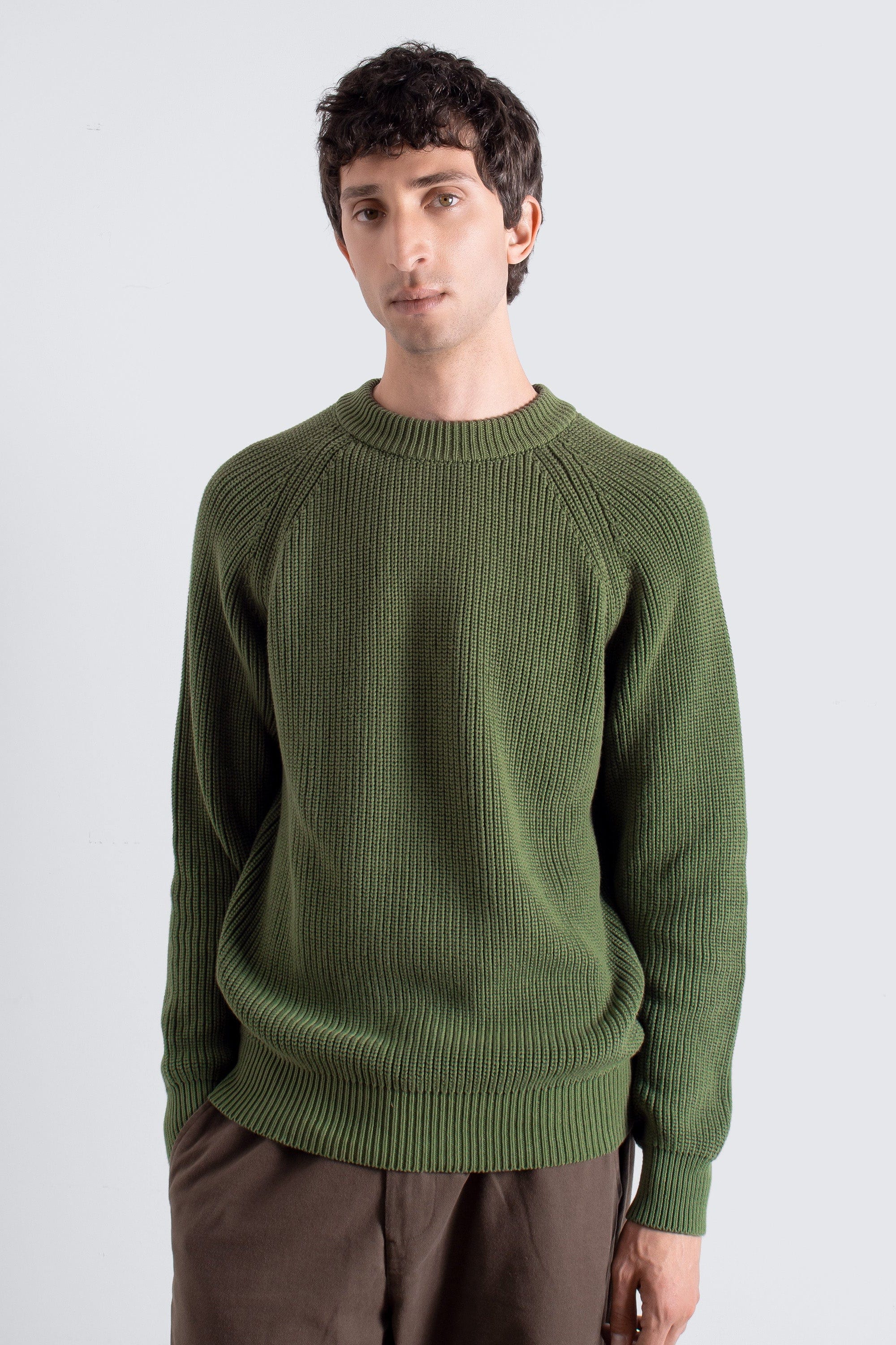 Herbert Raglan Sweater - Green