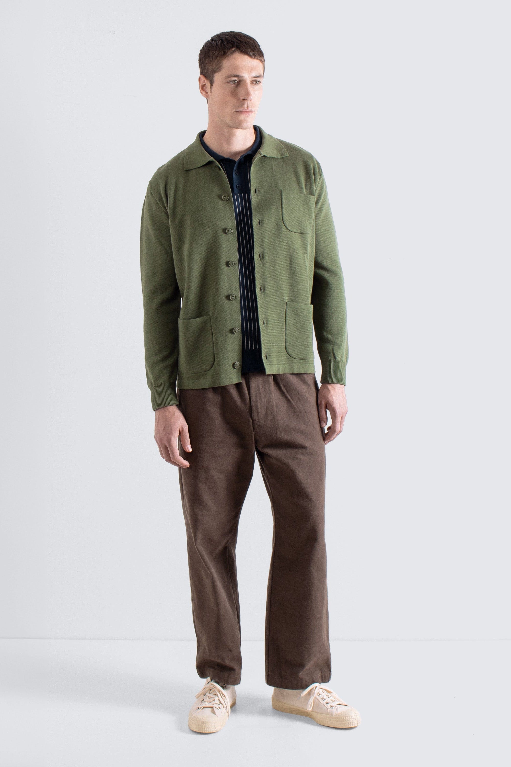 Station Cardigan - Green