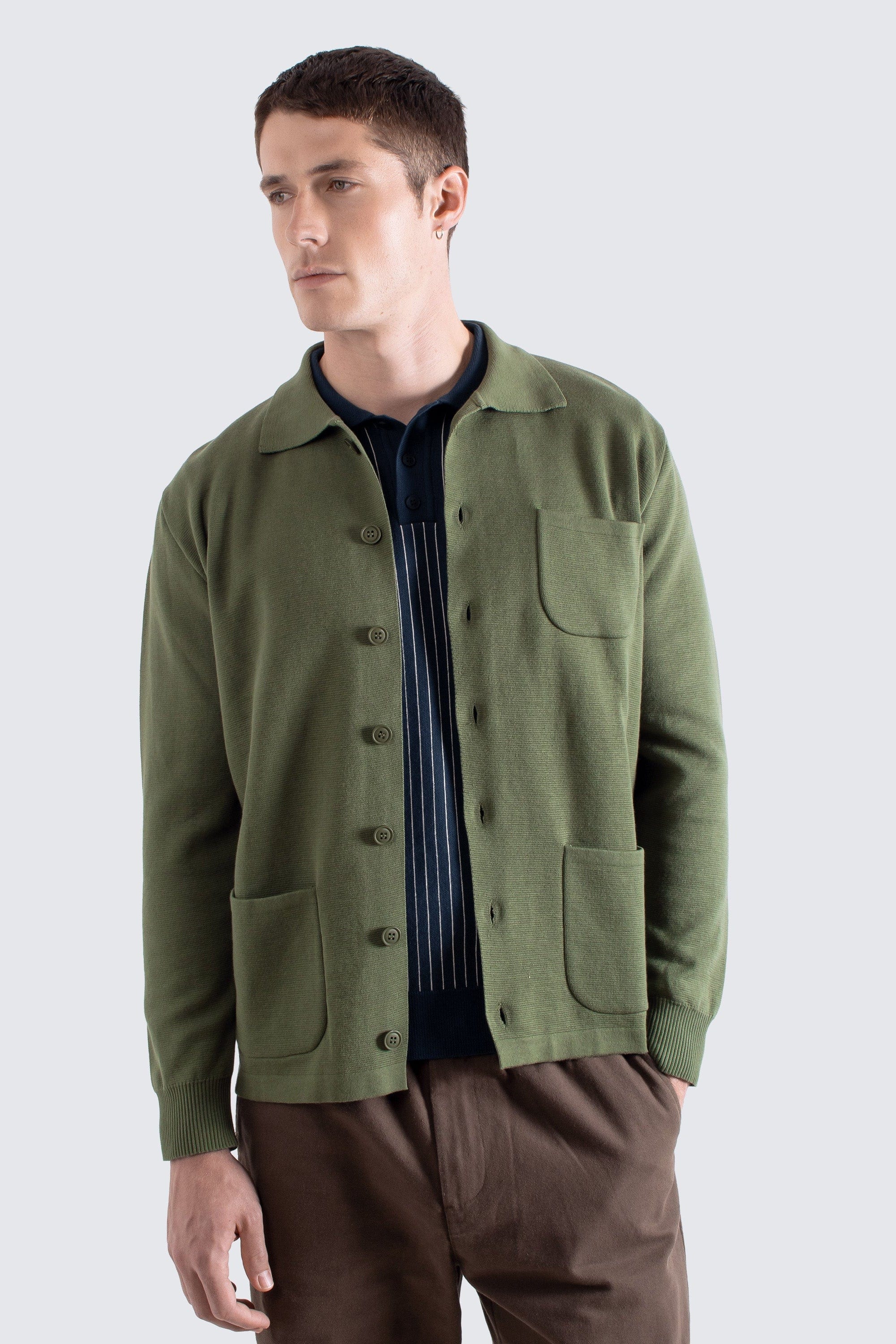 Station Cardigan - Green