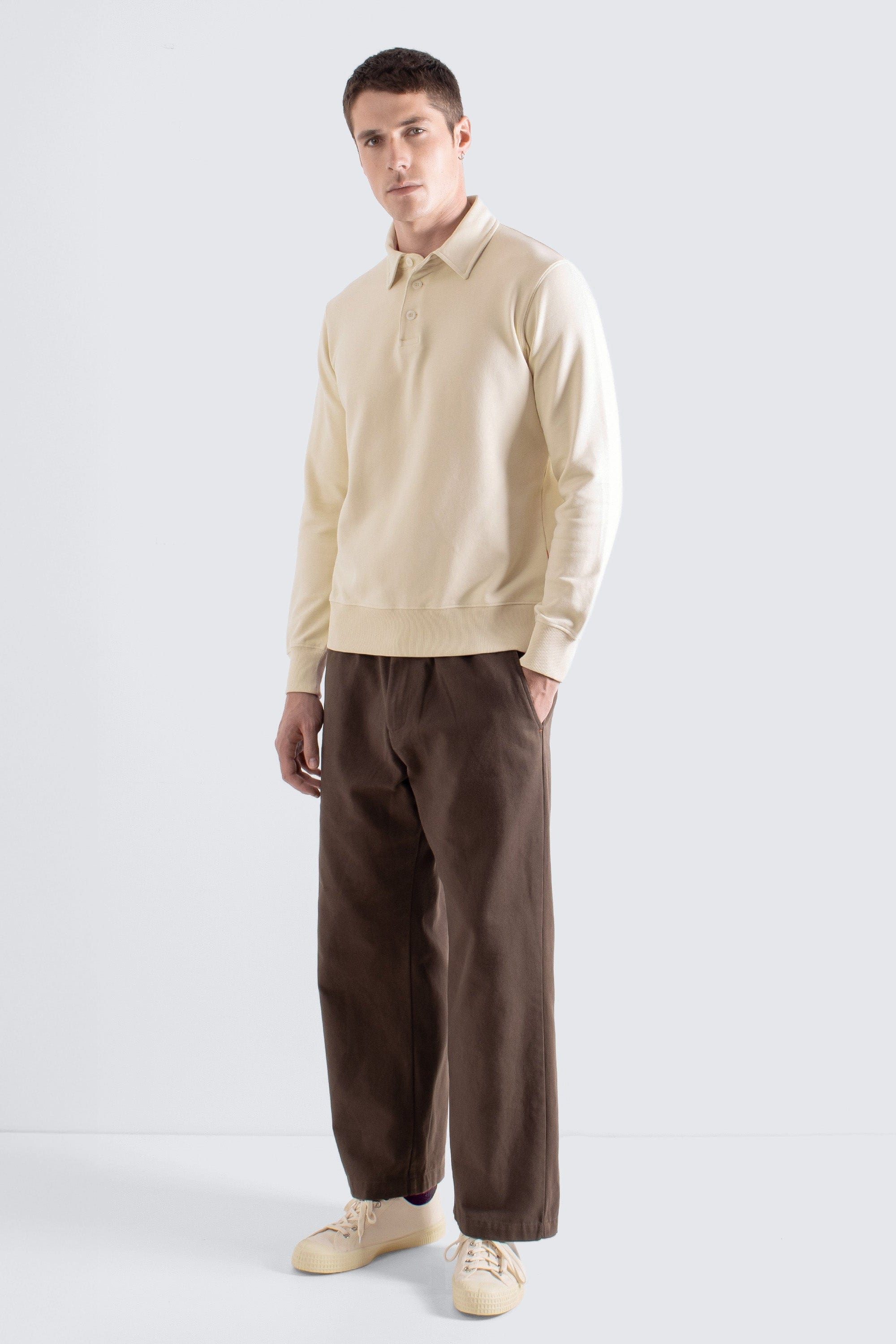 Mondo Rugby Sweatshirt- Stone