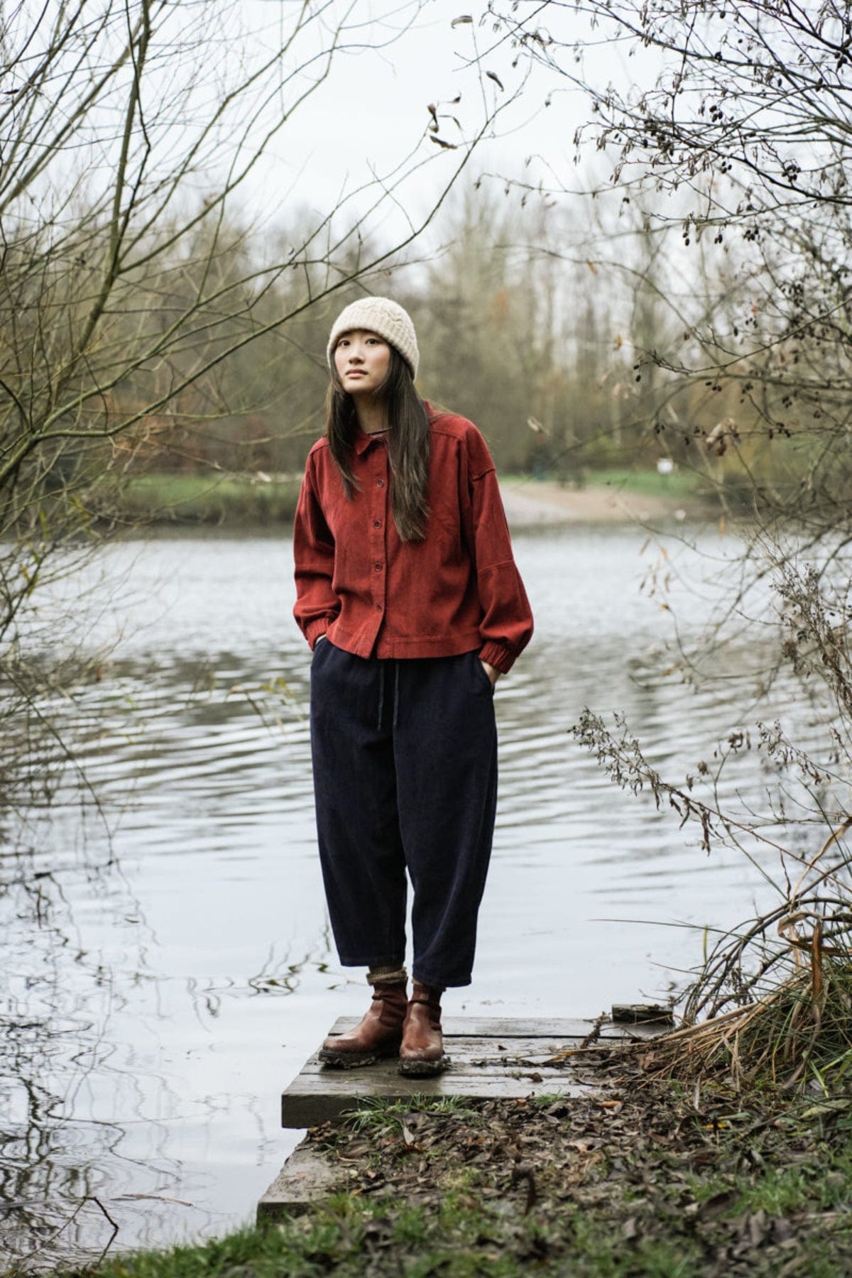 Cedar Pants - Night Sky Navy