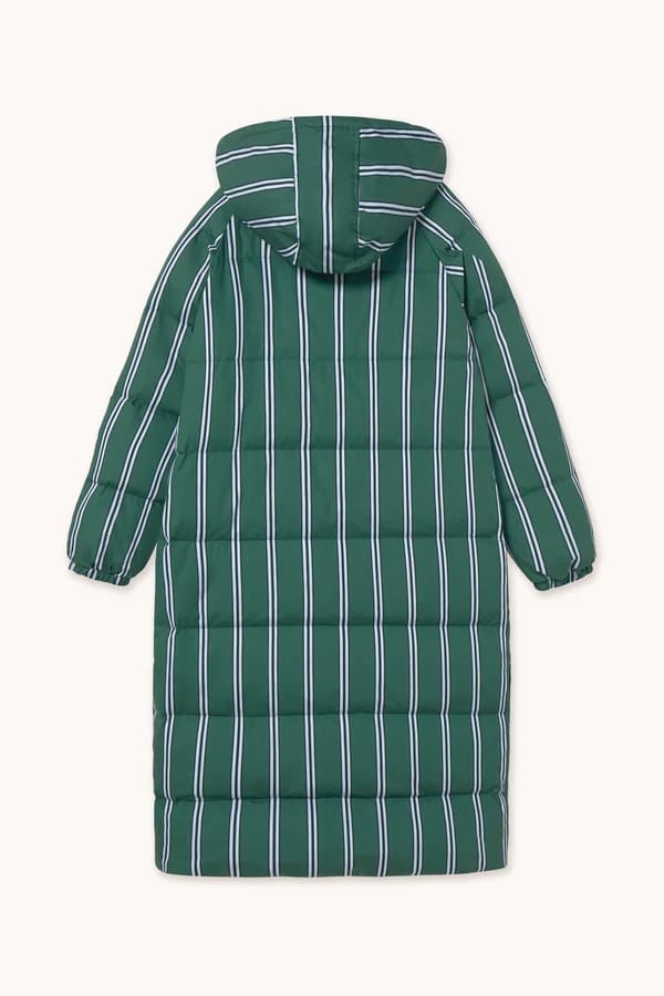 Striped Jacket - Dark Green