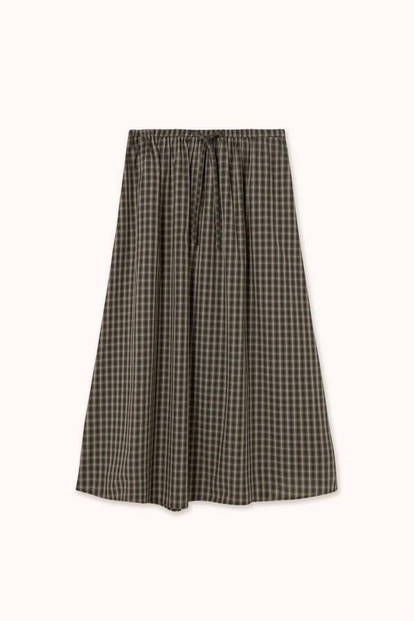 Check Elasticated Skirt - Plaid