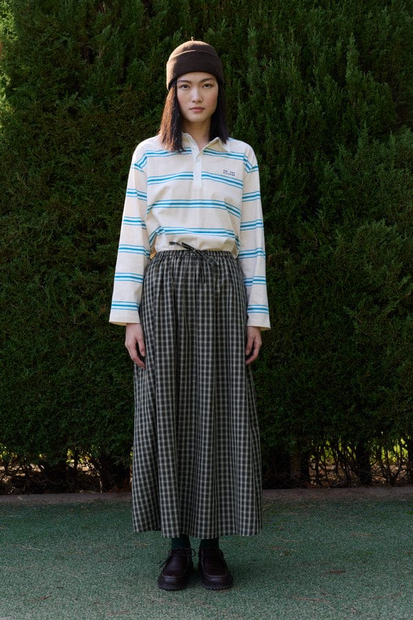 Check Elasticated Skirt - Plaid