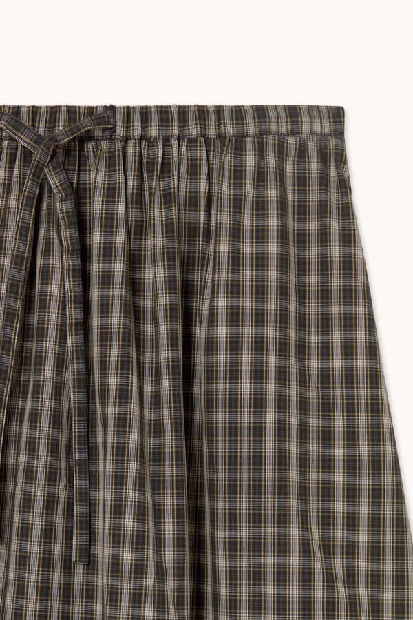 Check Elasticated Skirt - Plaid