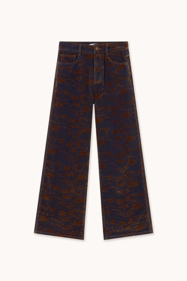 Maru Jacquard Denim - Navy