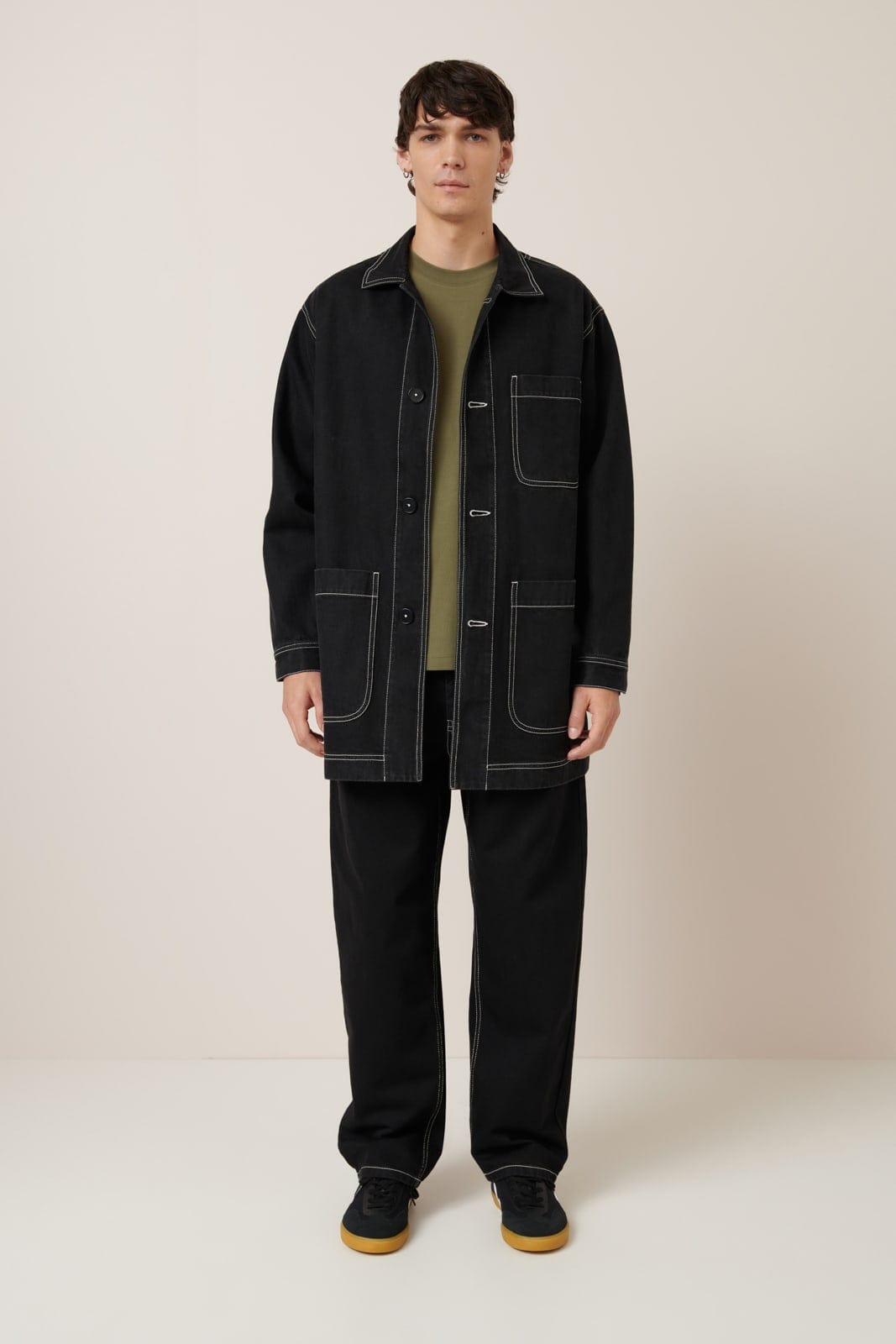 Alfie Jacket - Black Denim