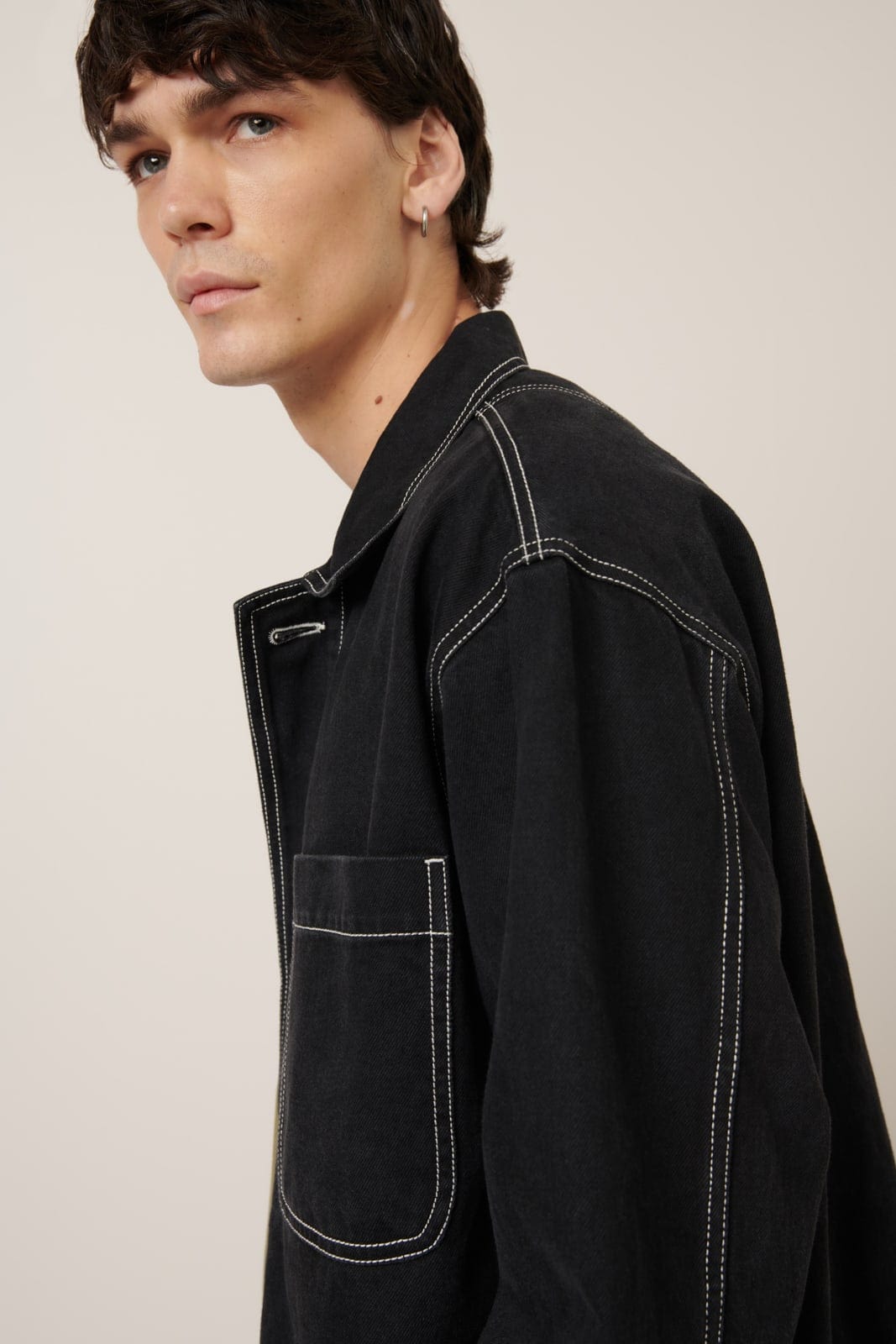 Alfie Jacket - Black Denim