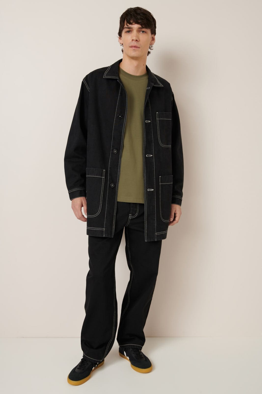 Alfie Jacket - Black Denim