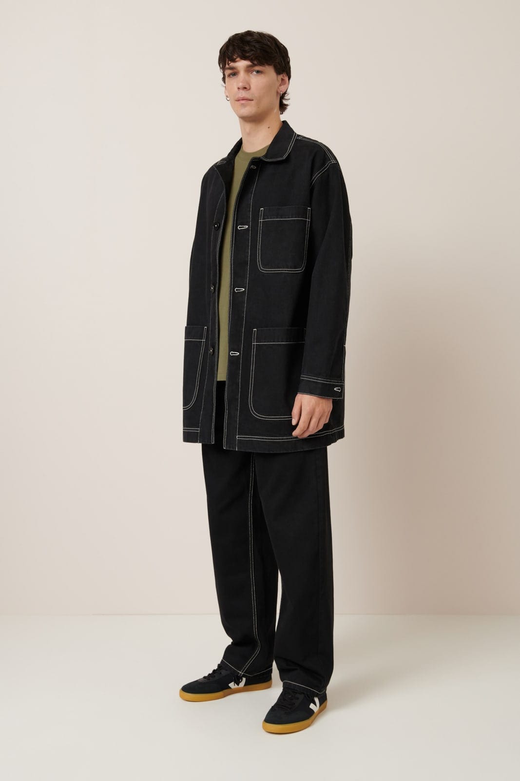 Alfie Jacket - Black Denim