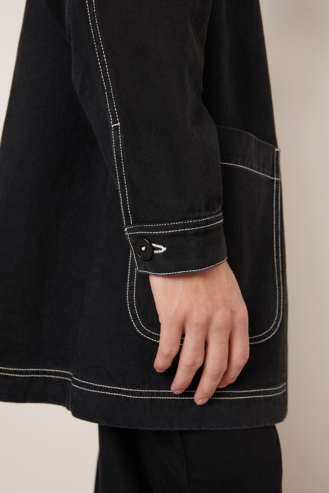 Alfie Jacket - Black Denim