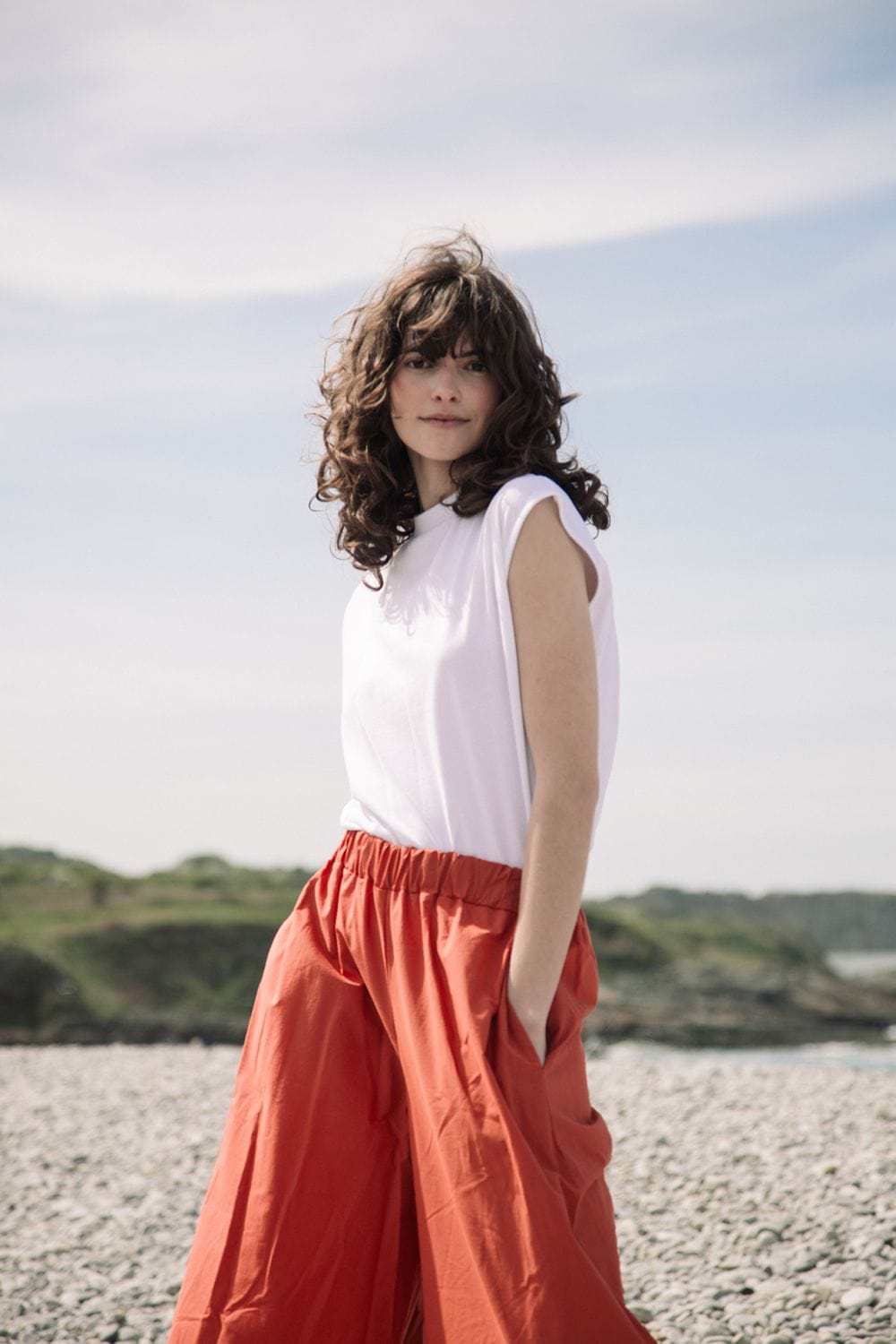 Aukai Top - White