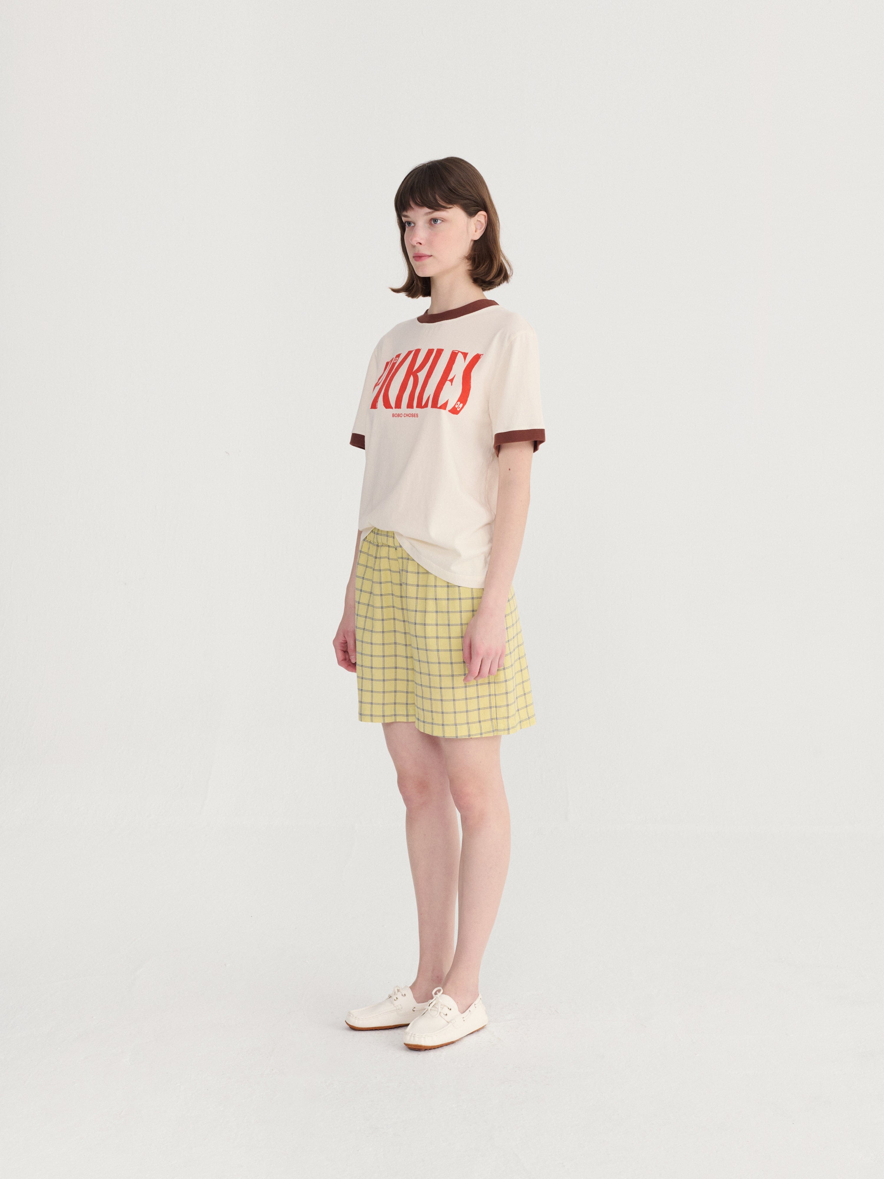 Spicy Window Bambula Crep Shorts