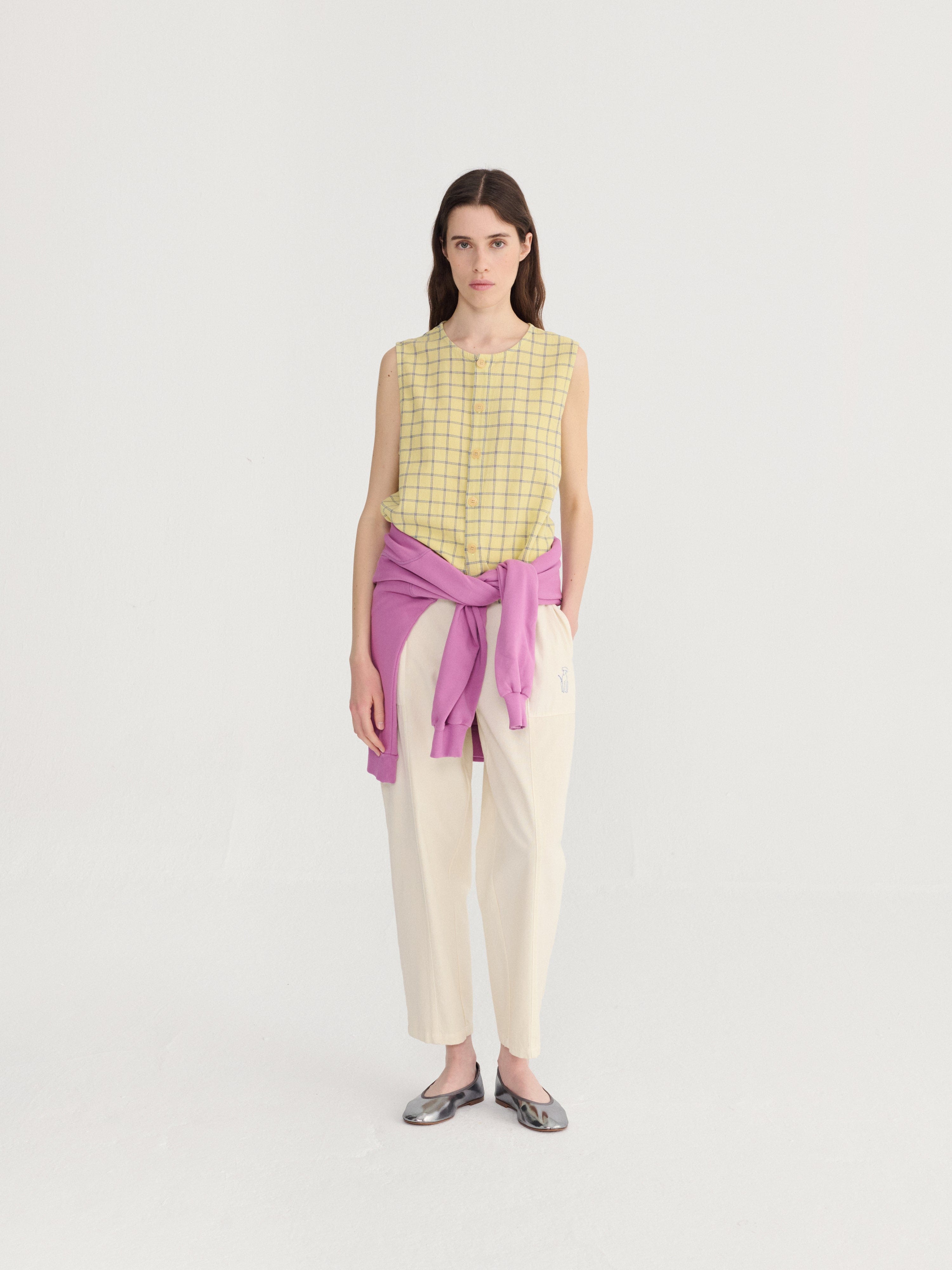 Cocoon Pants - Ecru