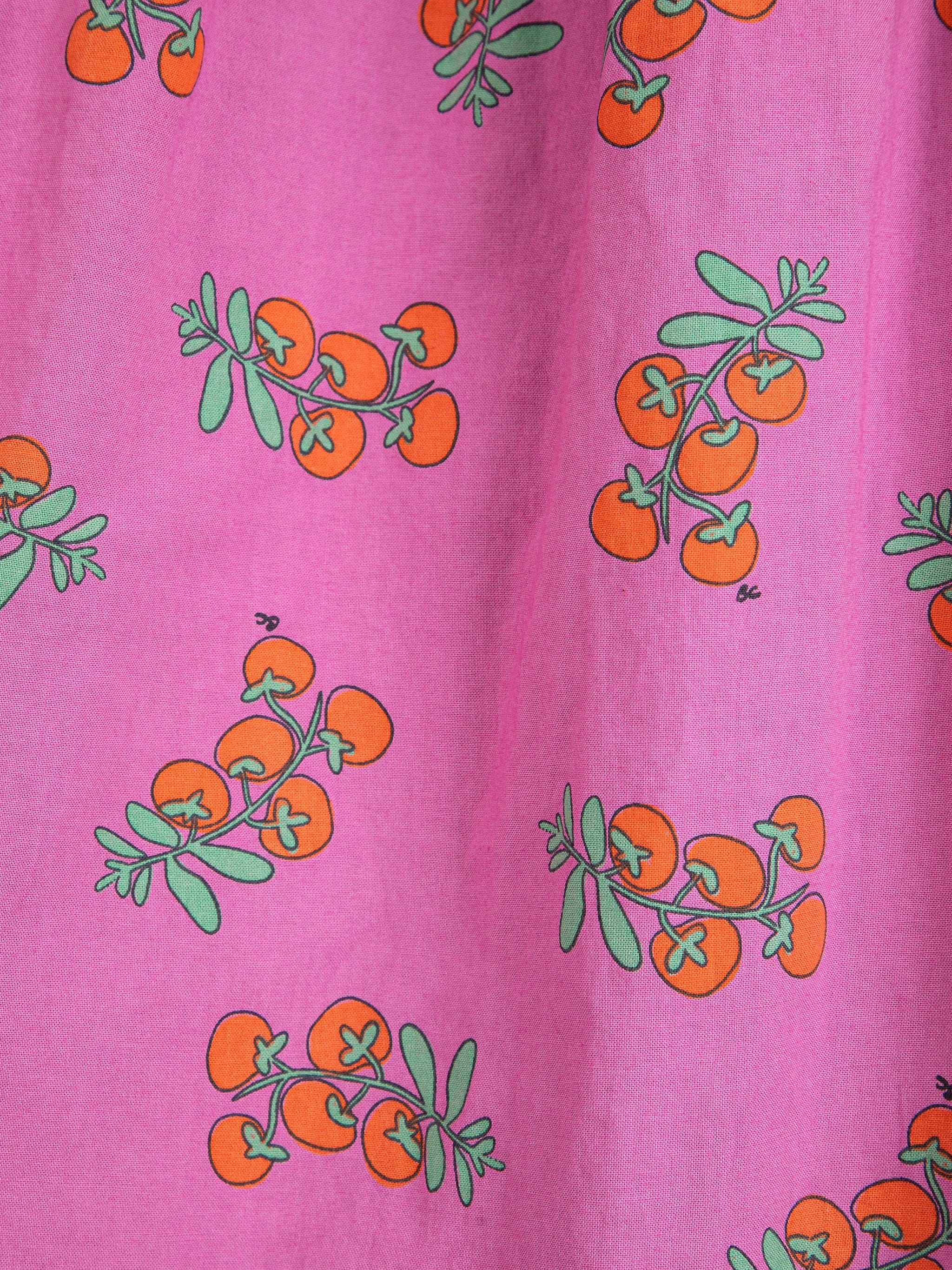 Juicy Tomatoes Pattern Strap Dress