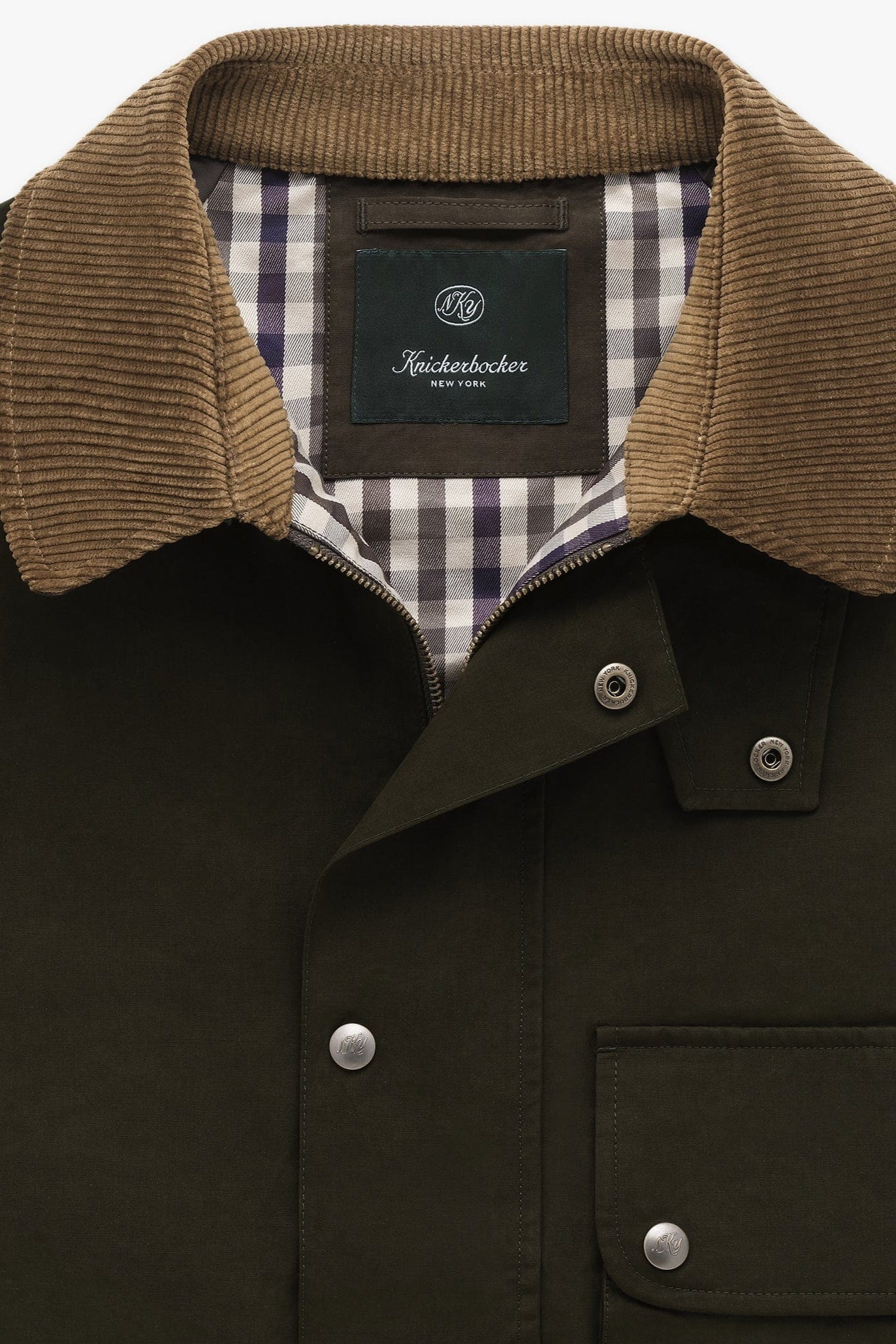 Bay Waxed Cotton Jacket - Olive