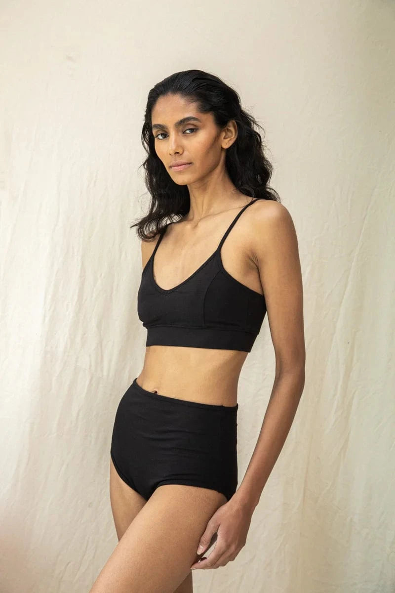 Yoka High Rise Underwear - Black