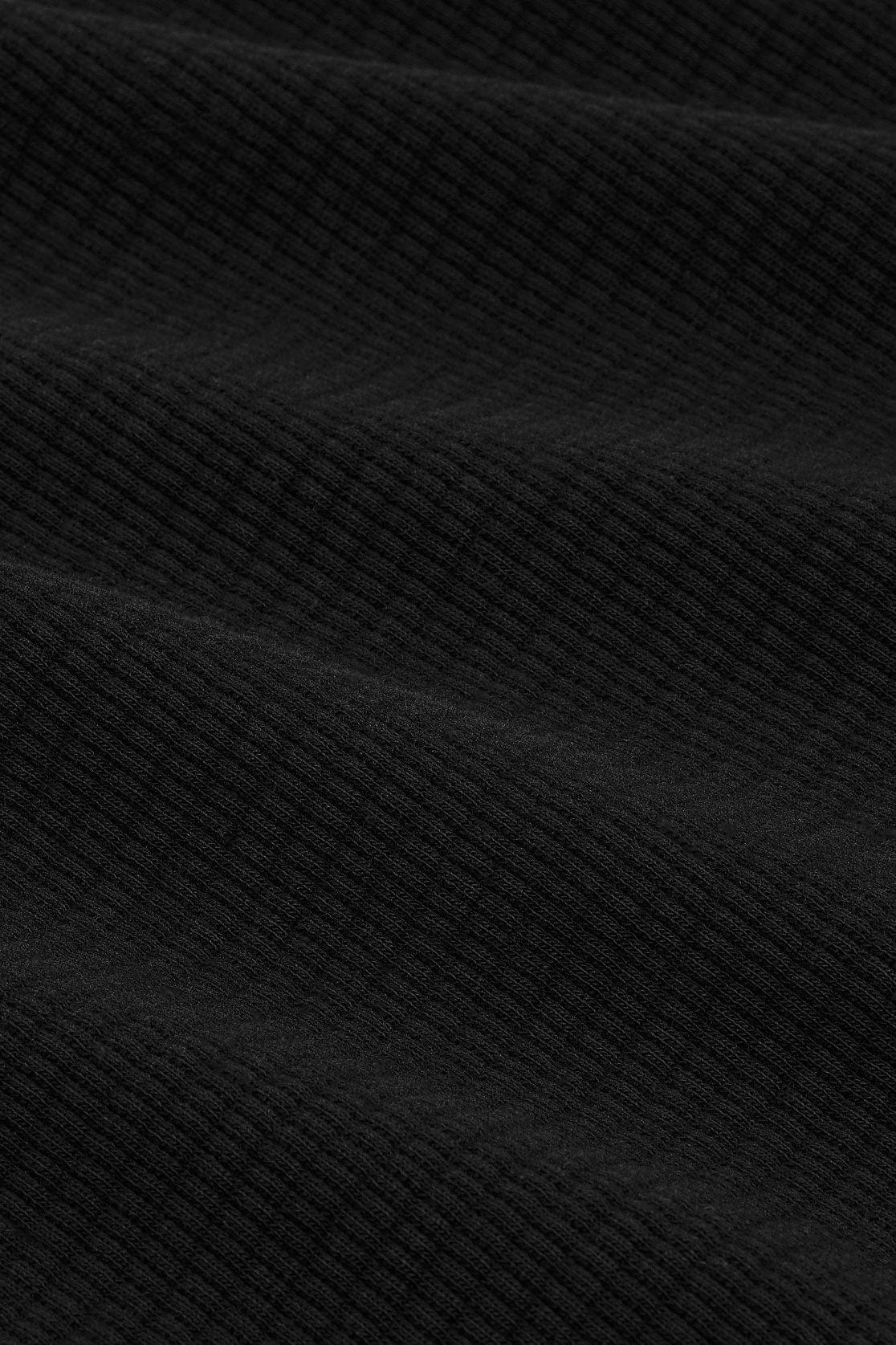 Box Knit T-Shirt - Black