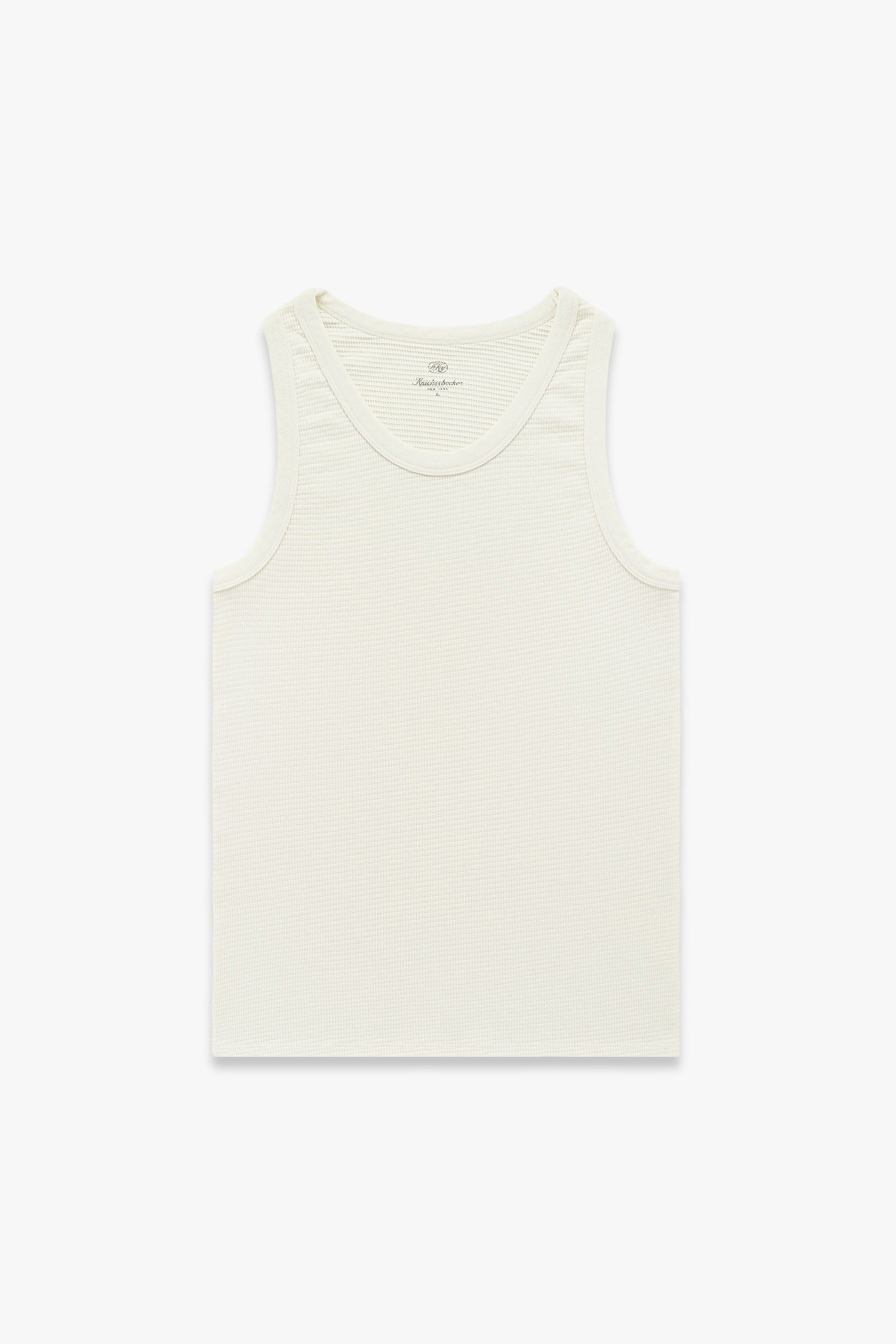 Box Knit Tank - Milk