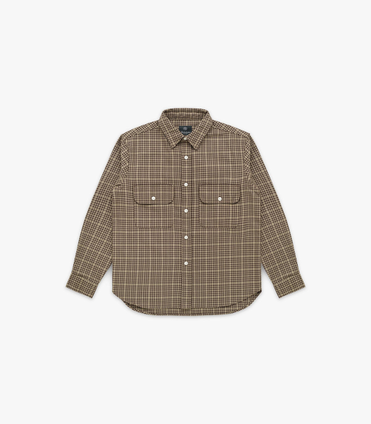 Brother Flannel - Mint & Brown Plaid